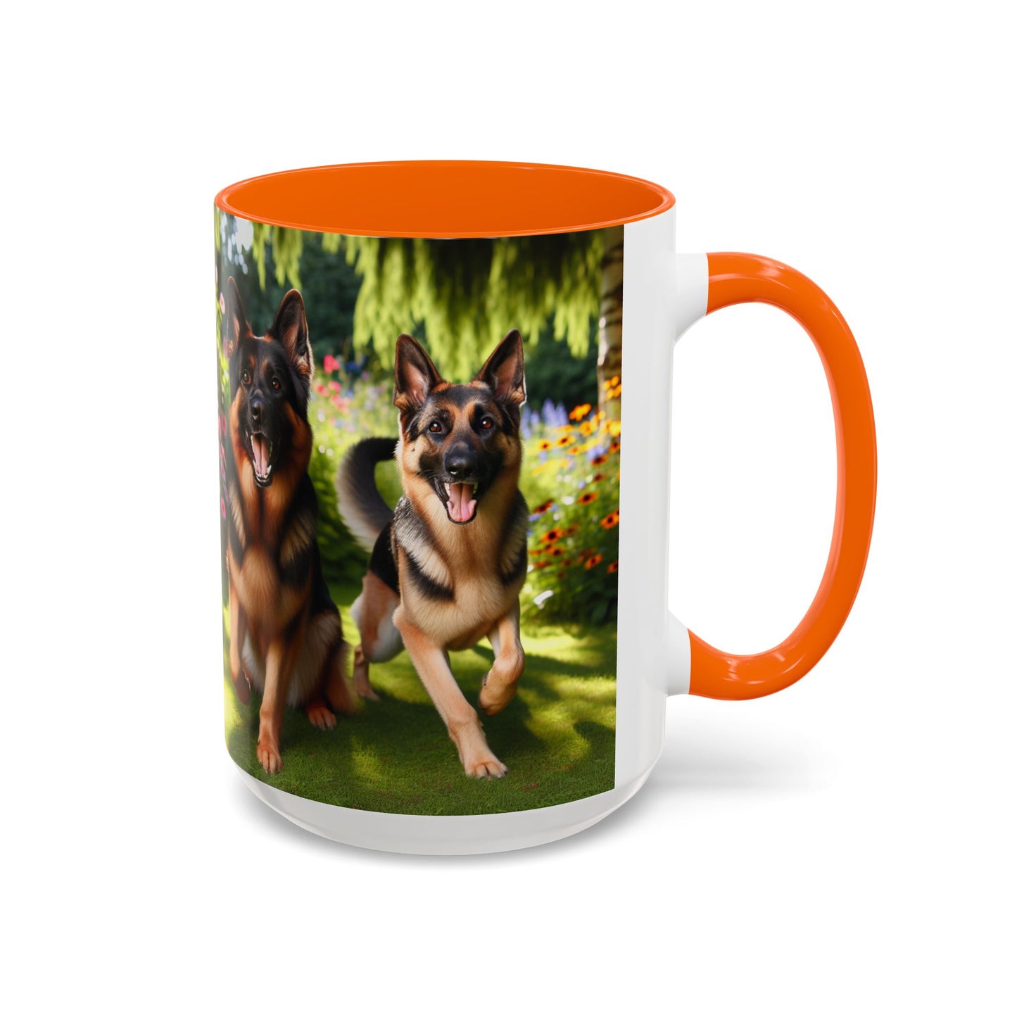 German Shepherd Accent Coffee Mug - Perfect Gift for Dog Lovers