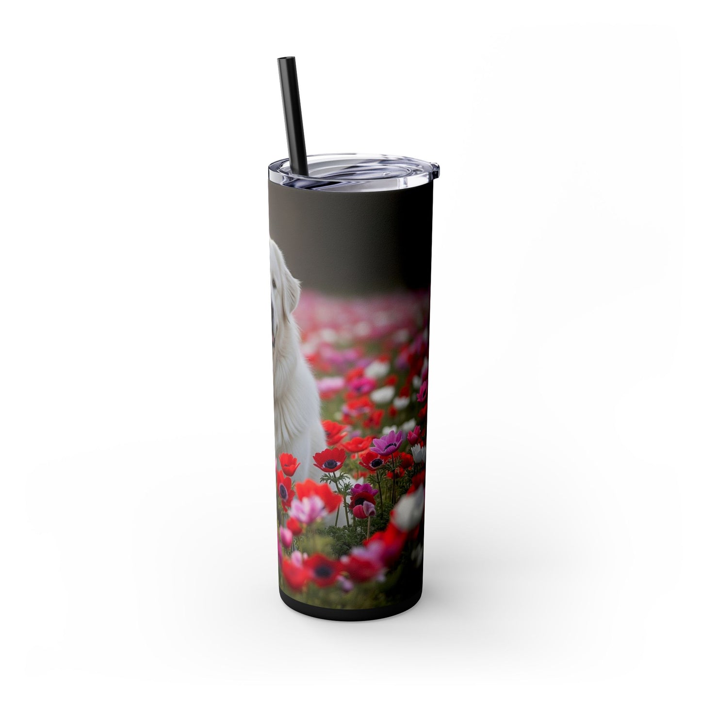 Maremma Sheepdog Tumbler with Straw, 20oz