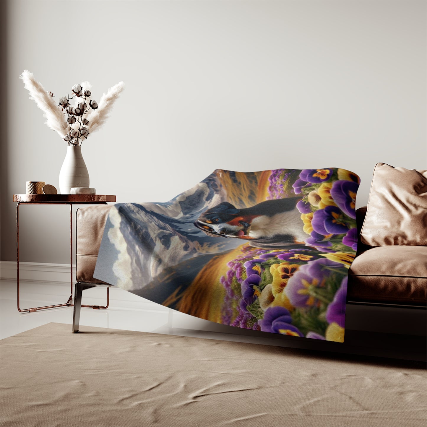 Greater Swiss Mountain Dog Sweatshirt Blanket