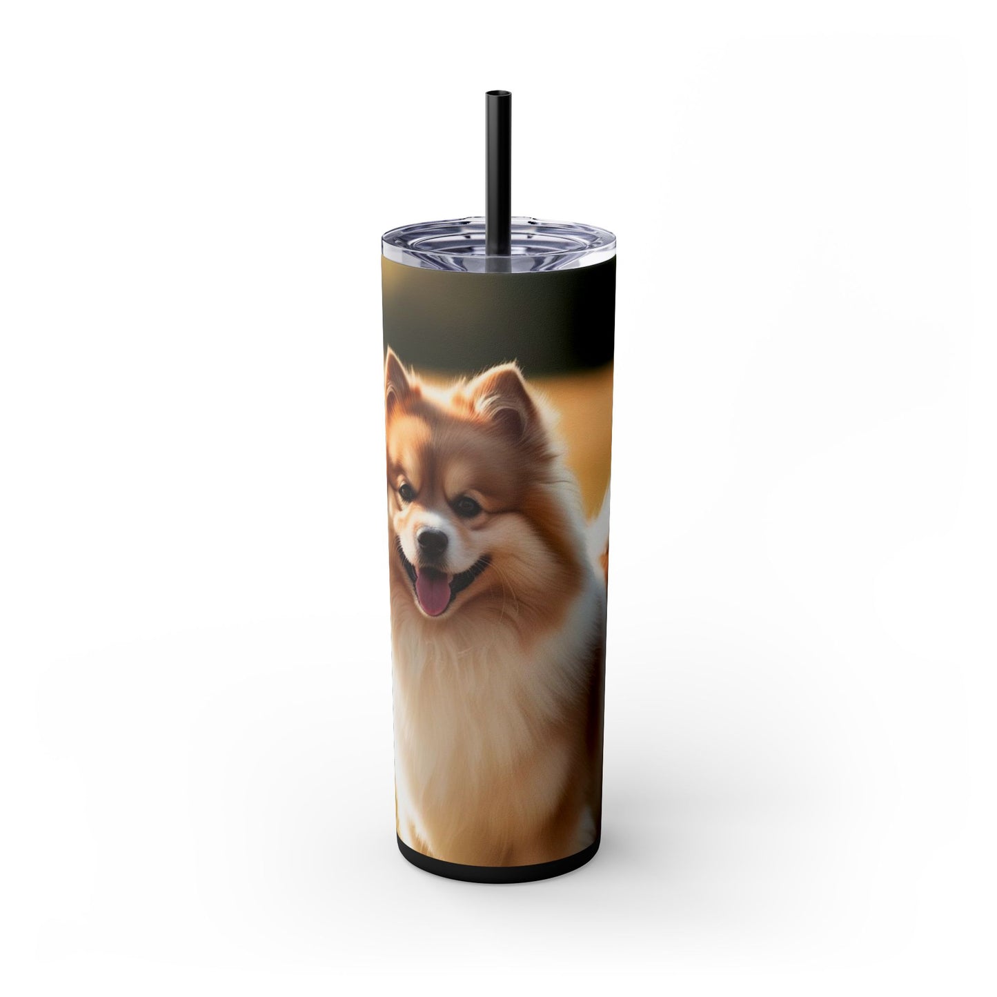 Keeshond Tumbler with Straw, 20oz