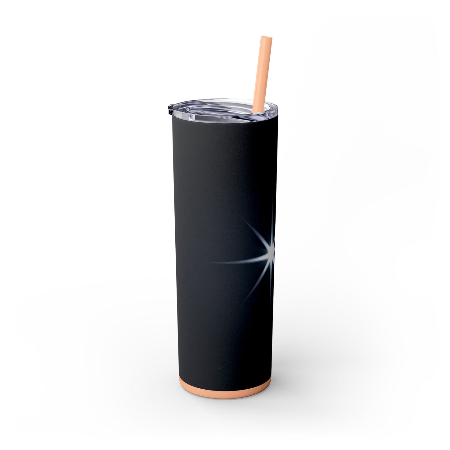 North Star Skinny Tumbler with Straw, 20oz