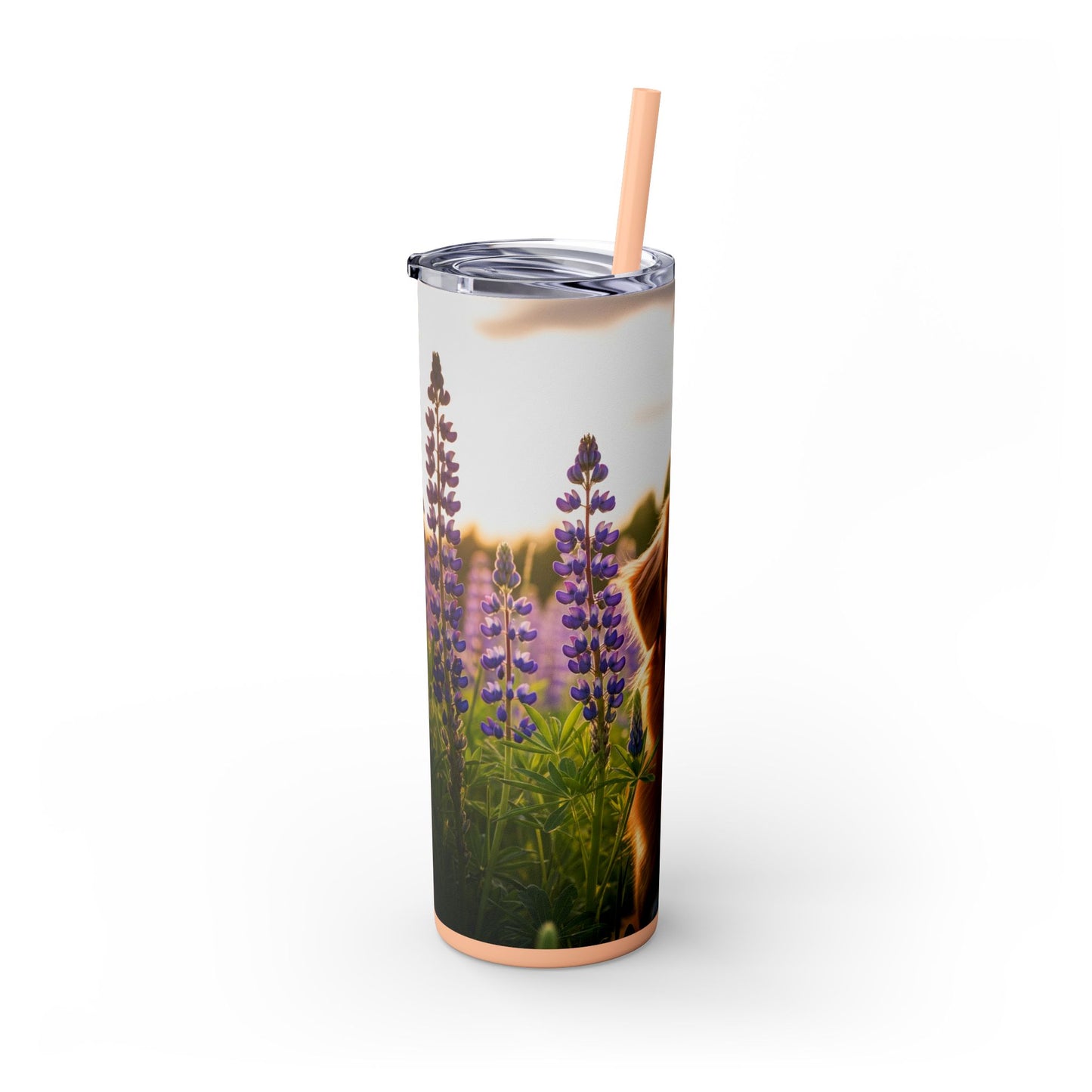 Nova Scotia Duck Tolling Retriever Skinny Tumbler with Straw, 20oz