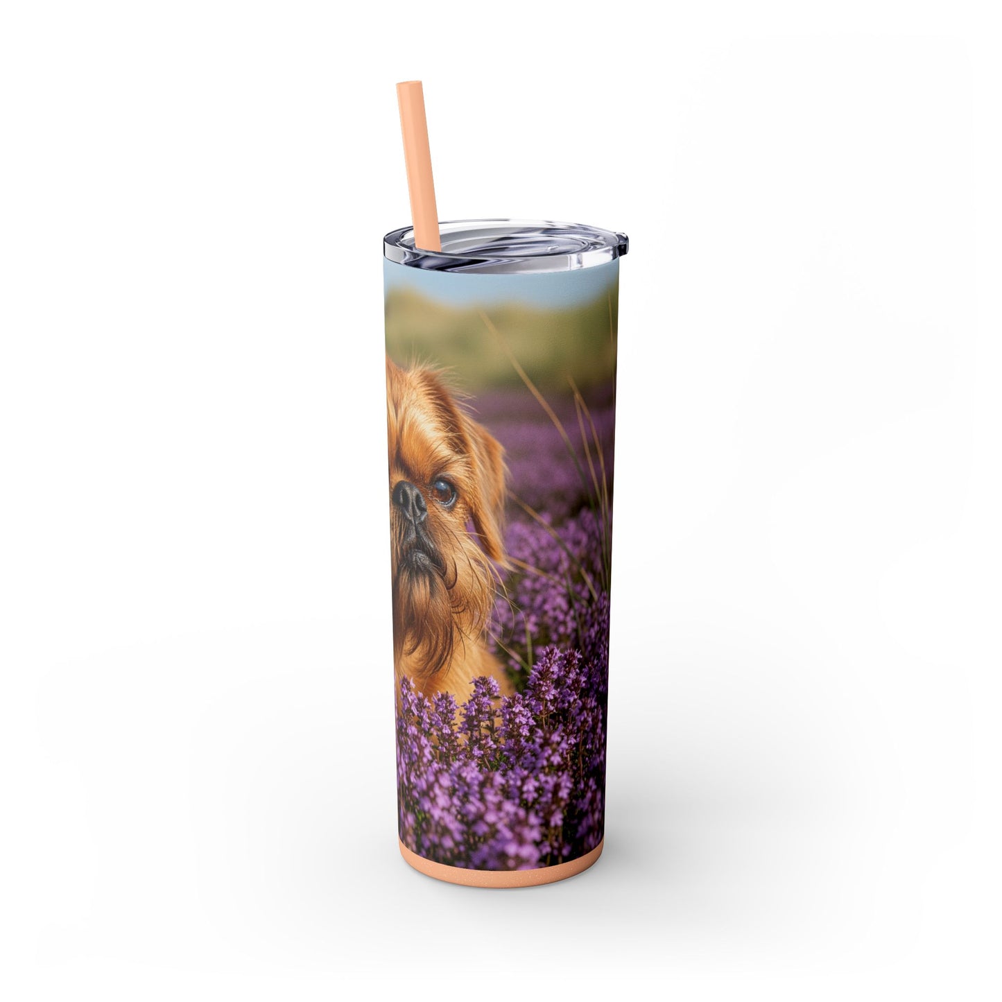 Griffon Bruxellois Tumbler with Straw, 20oz