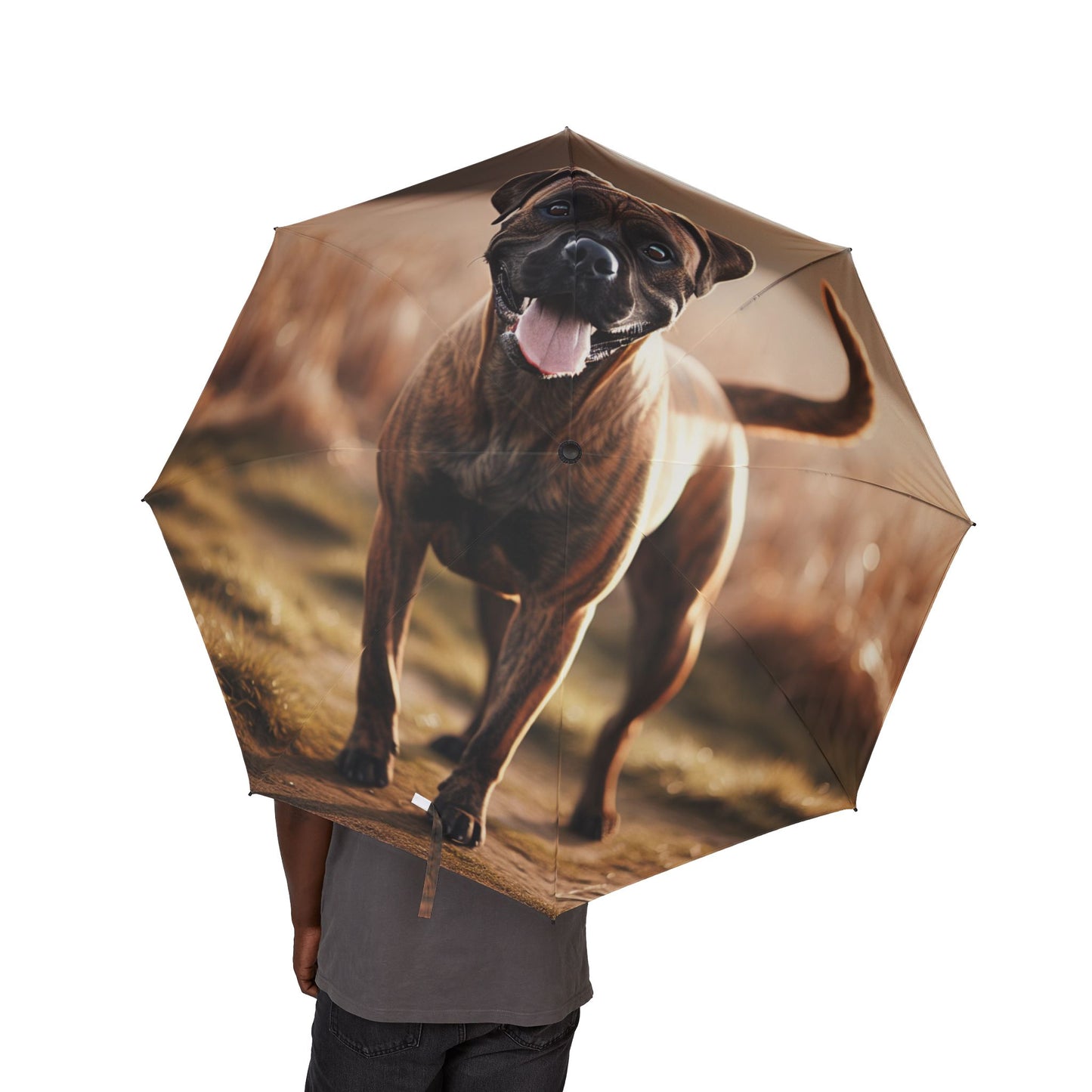 Presa Canario Semi-Automatic Foldable Umbrella