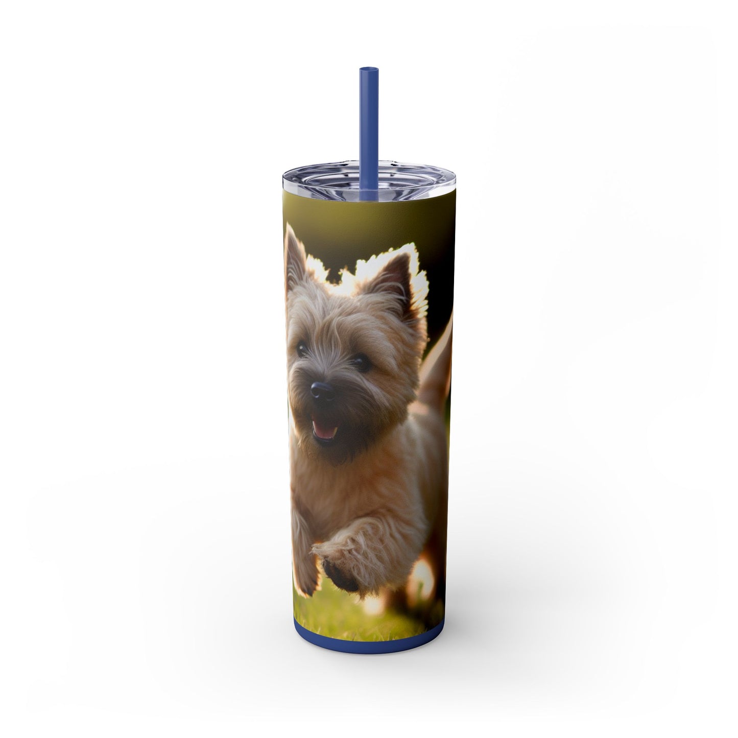 Cairn Terrier Tumbler with Straw, 20oz