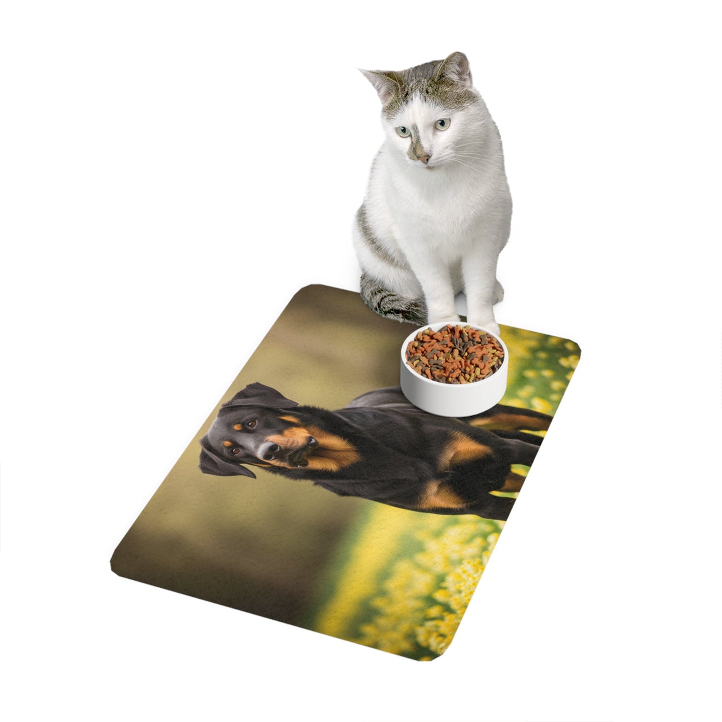 Pet Food Mat (12x18) - Beauceron