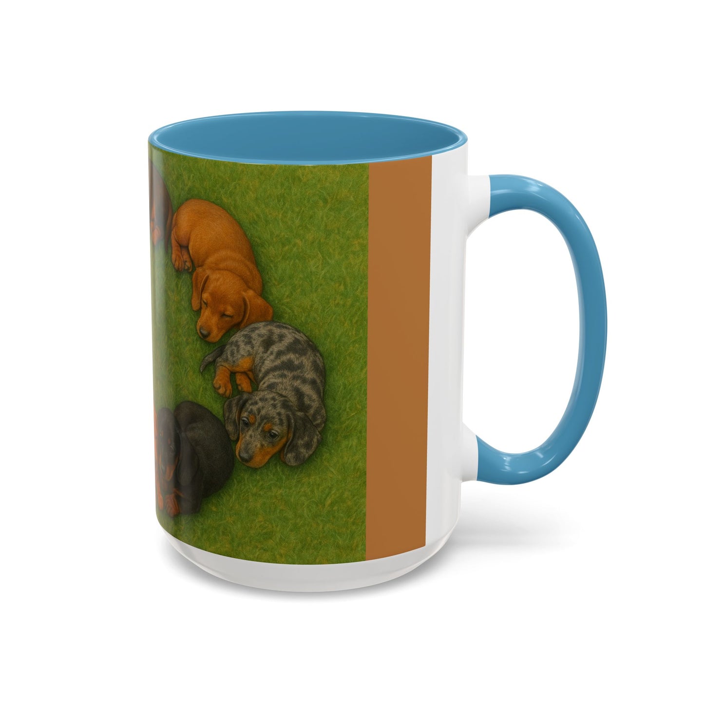 Dachshund puppies Accent Coffee Mug - Perfect Gift for Dog Lovers
