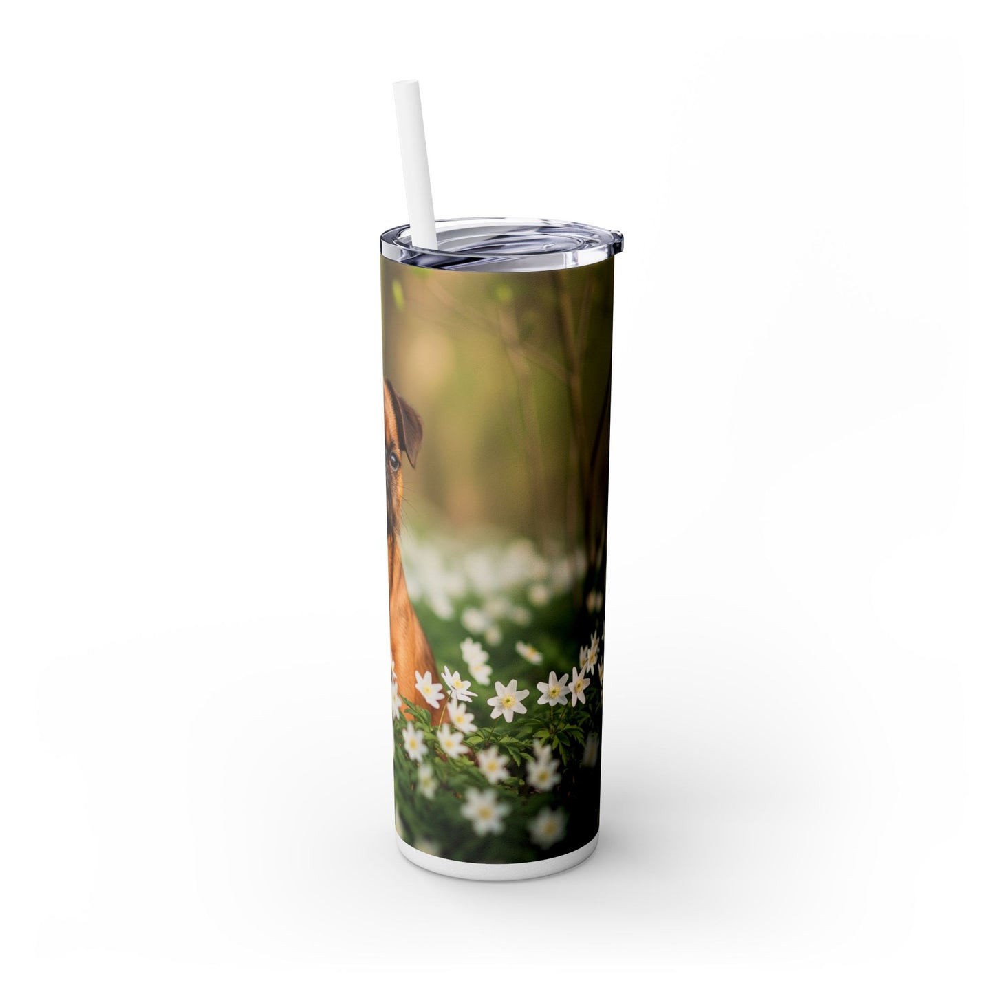 Brussels Griffon Tumbler with Straw, 20oz