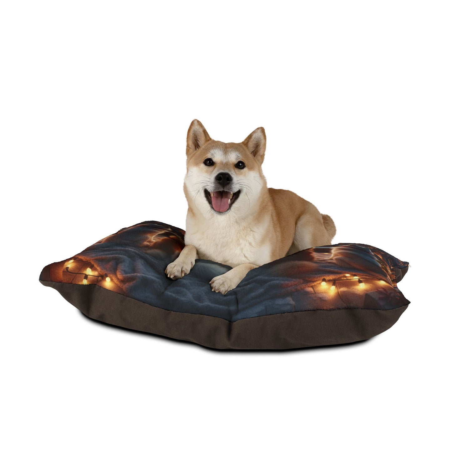 Holiday Nightscape City Lights Pet Bed