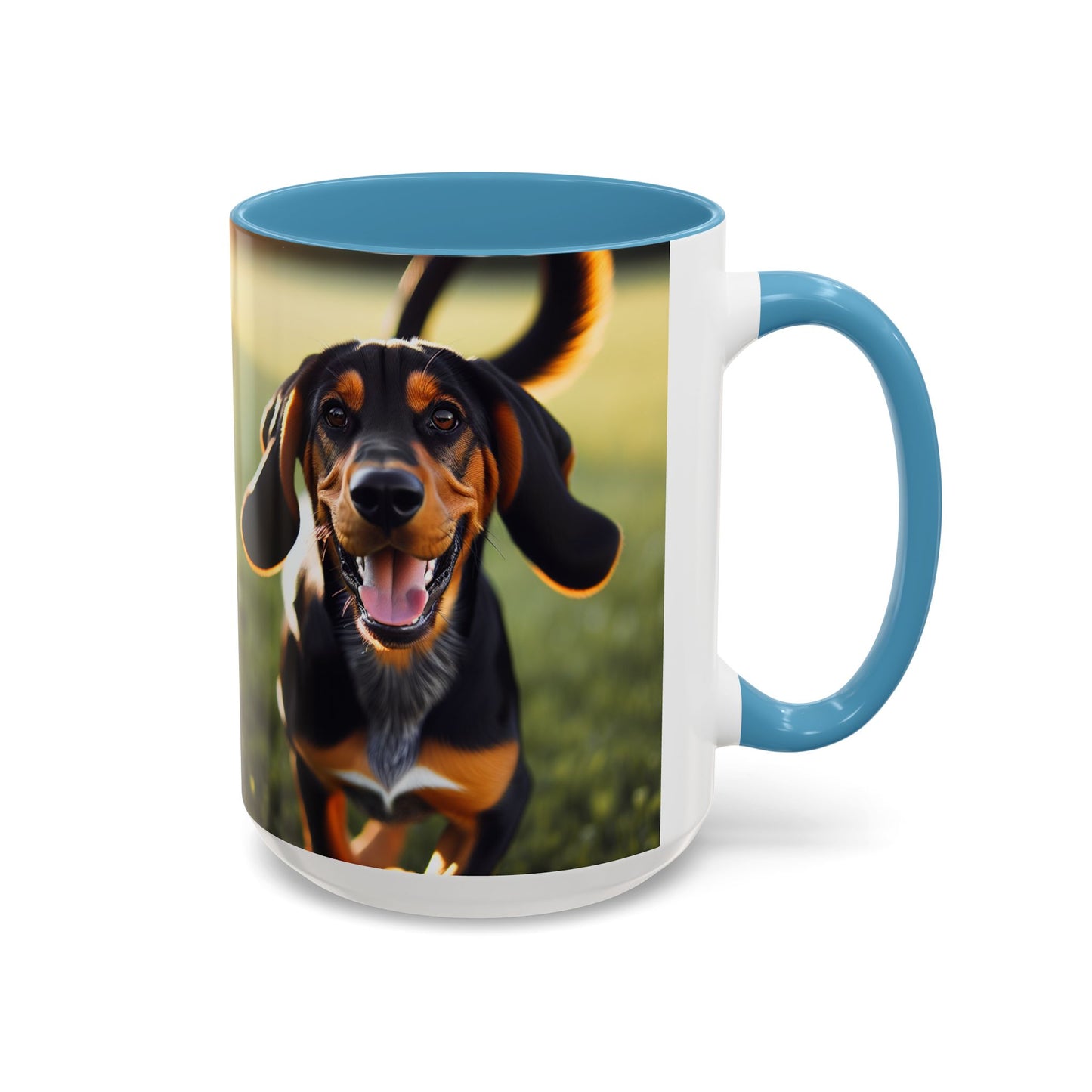 Black and Tan Coonhound Accent Coffee Mug - Perfect Gift for Dog Lovers