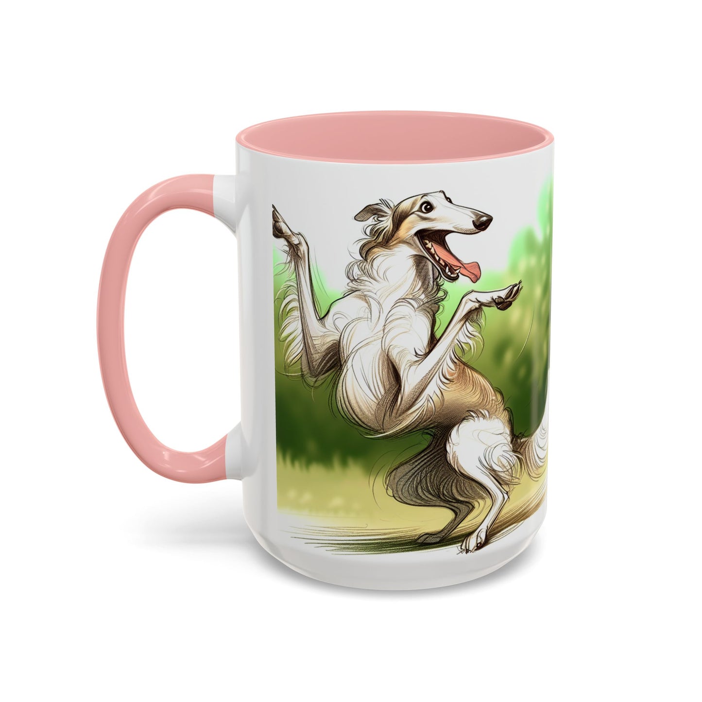 Borzoi Accent Coffee Mug - Perfect Gift for Dog Lovers