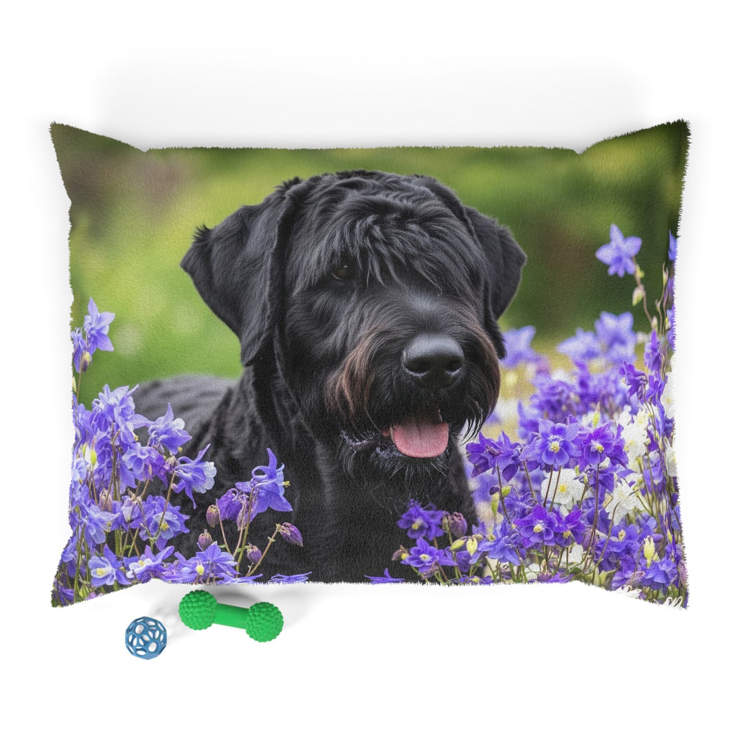 Black Russian Terrier Pet Bed