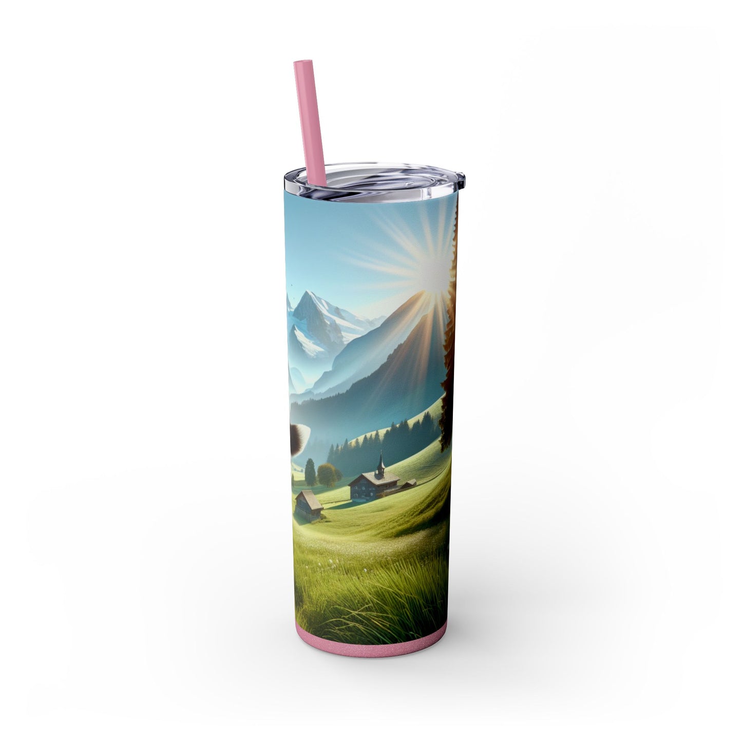 Entlebucher Mountain Dog Tumbler with Straw, 20oz