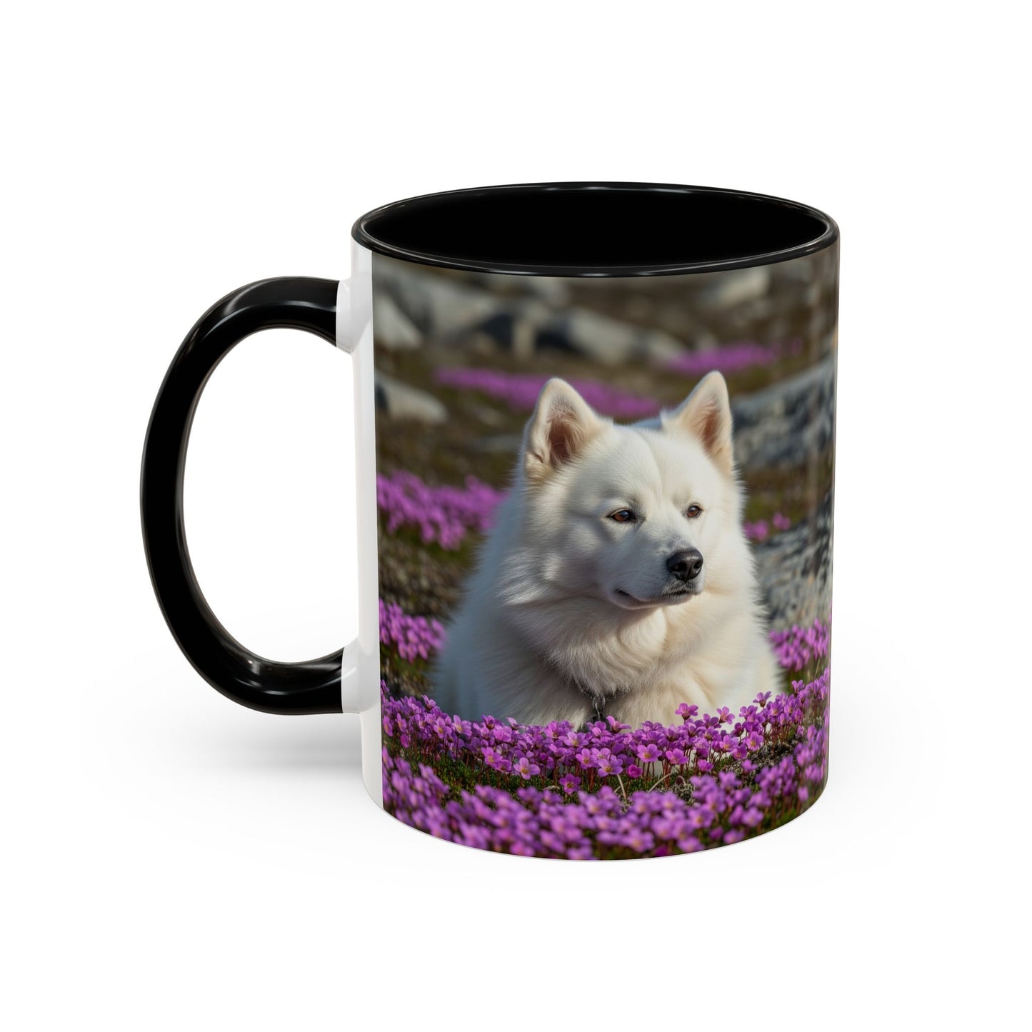 Canadian Eskimo Dog Accent Coffee Mug - Perfect Gift for Dog Lovers