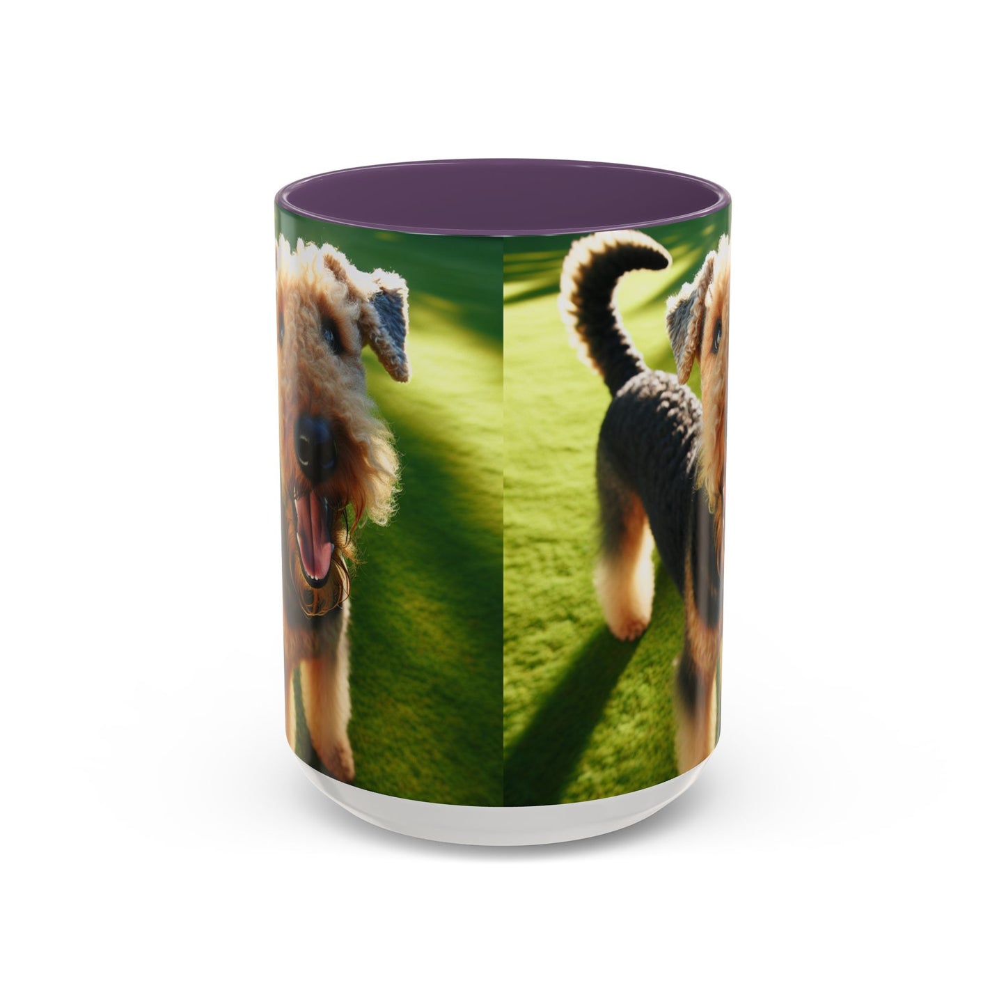 Airedale Terrier Accent Coffee Mug - Perfect Gift for Dog Lovers