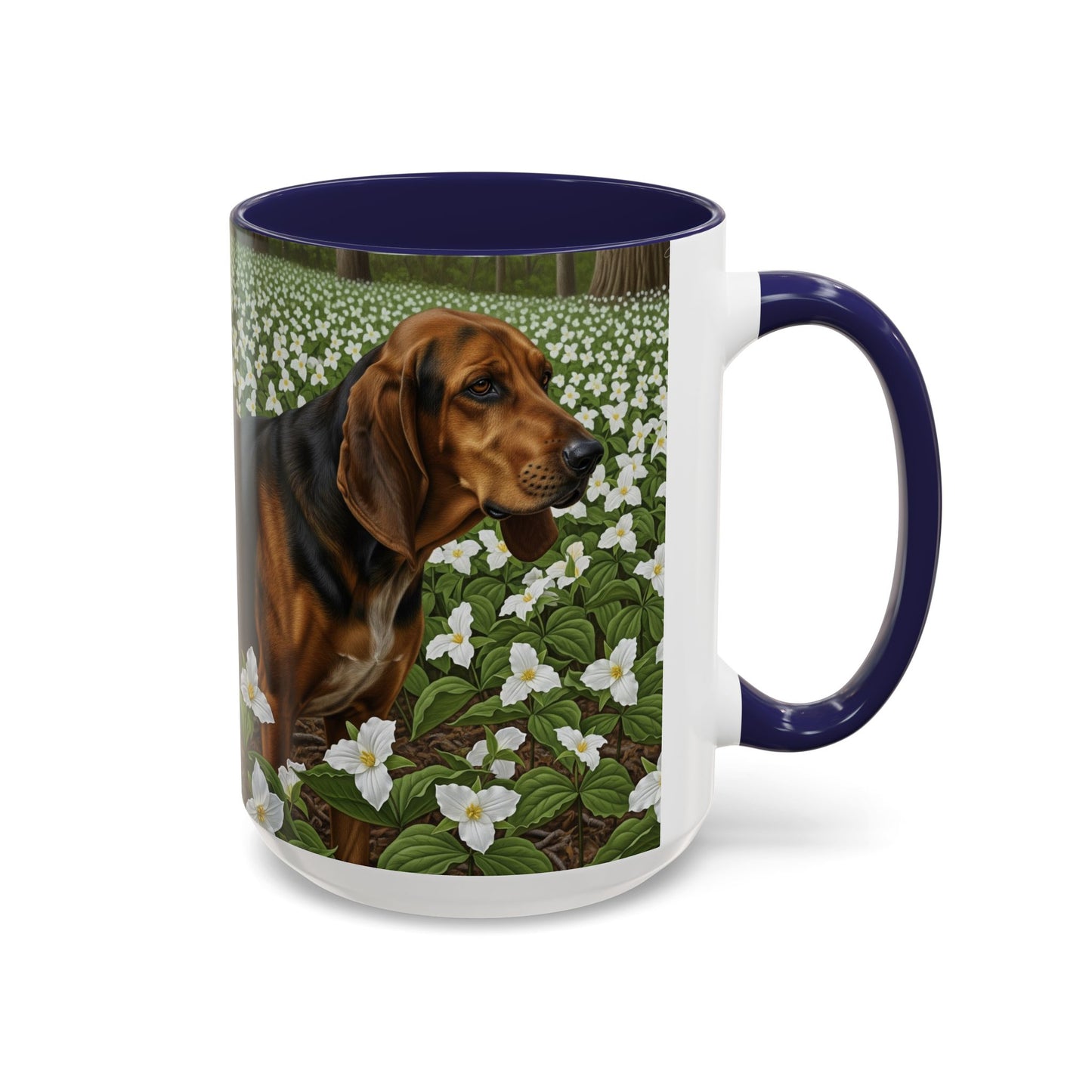 Treeing Walker Coonhound Accent Coffee Mug - Perfect Gift for Dog Lovers