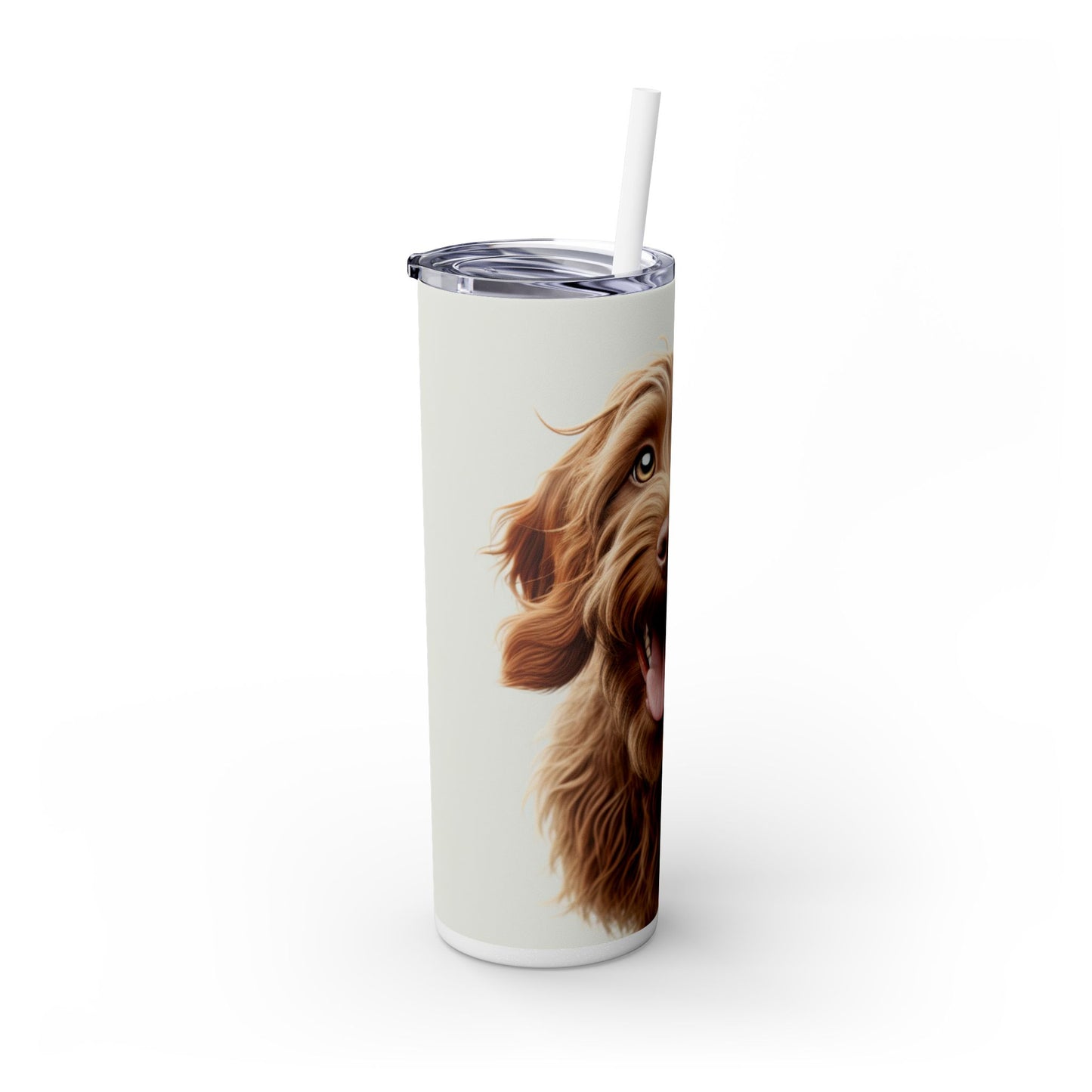 Italian Spinone Tumbler with Straw, 20oz