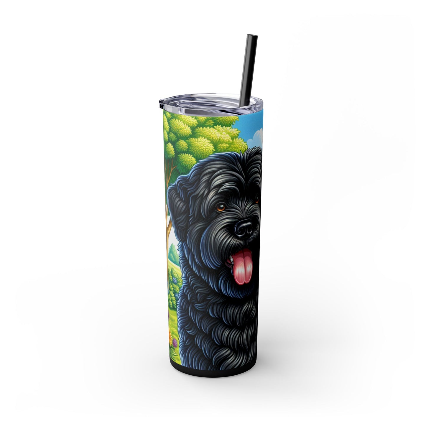 Bouvier des Flandres Tumbler with Straw, 20oz
