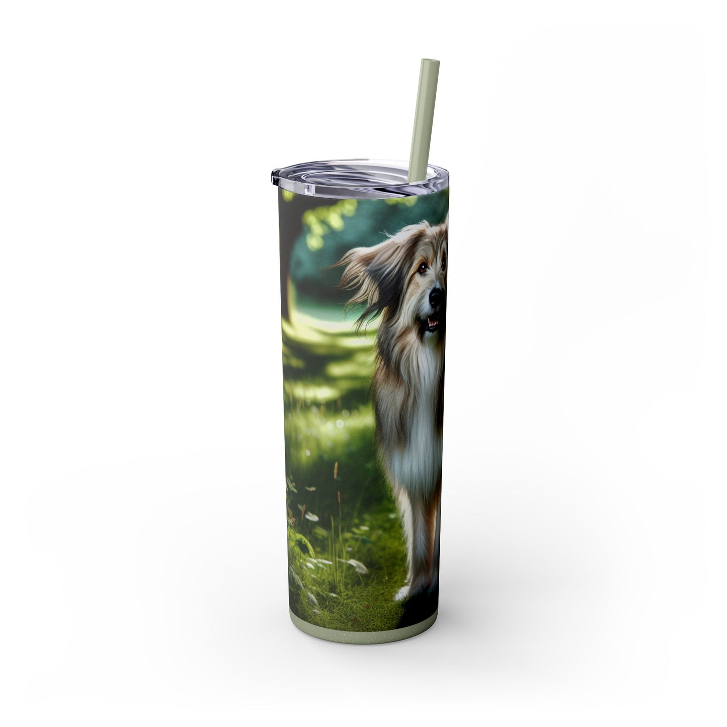 Pyrenean Shepherd Tumbler with Straw, 20oz