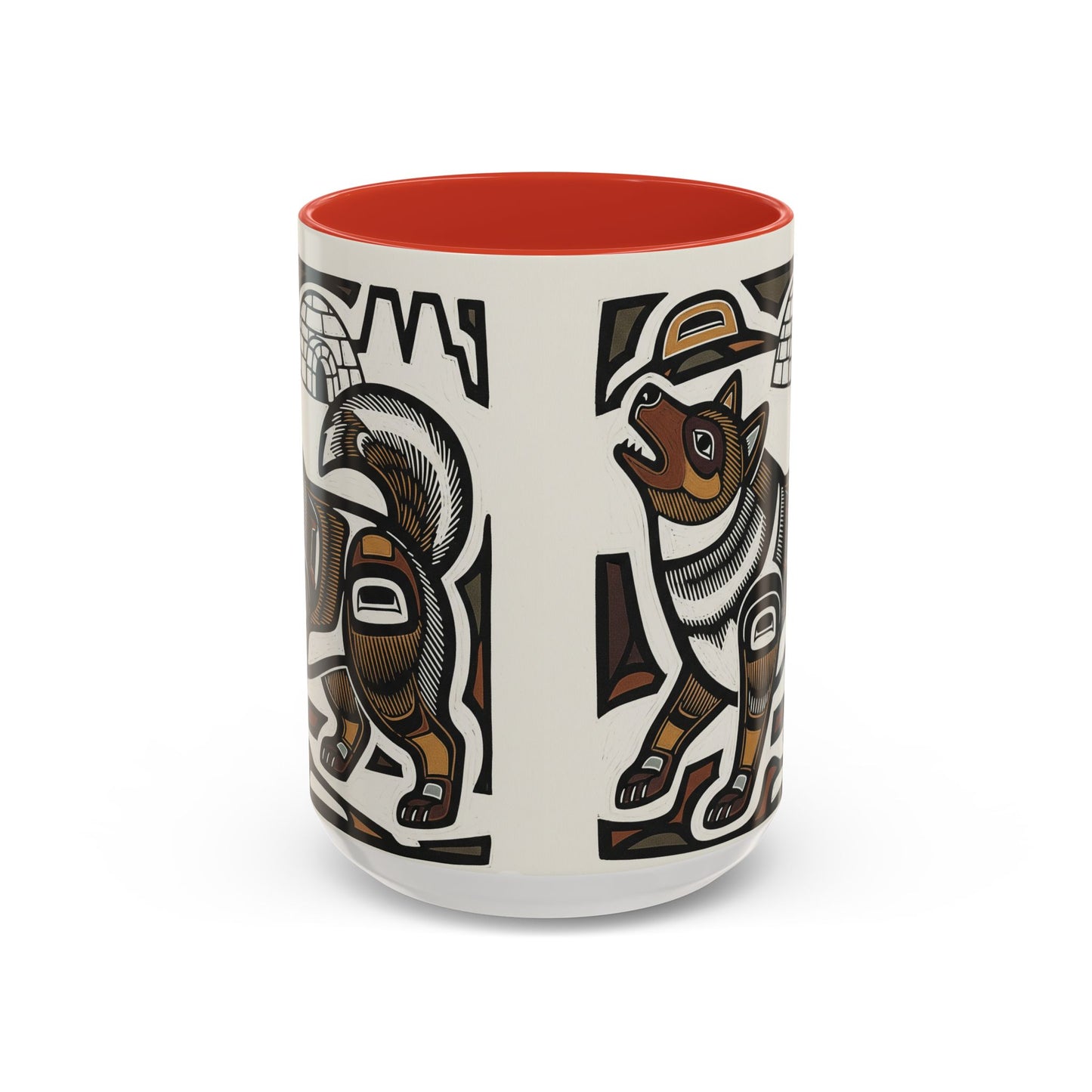 Canadian Eskimo Dog Accent Coffee Mug - Perfect Gift for Dog Lovers