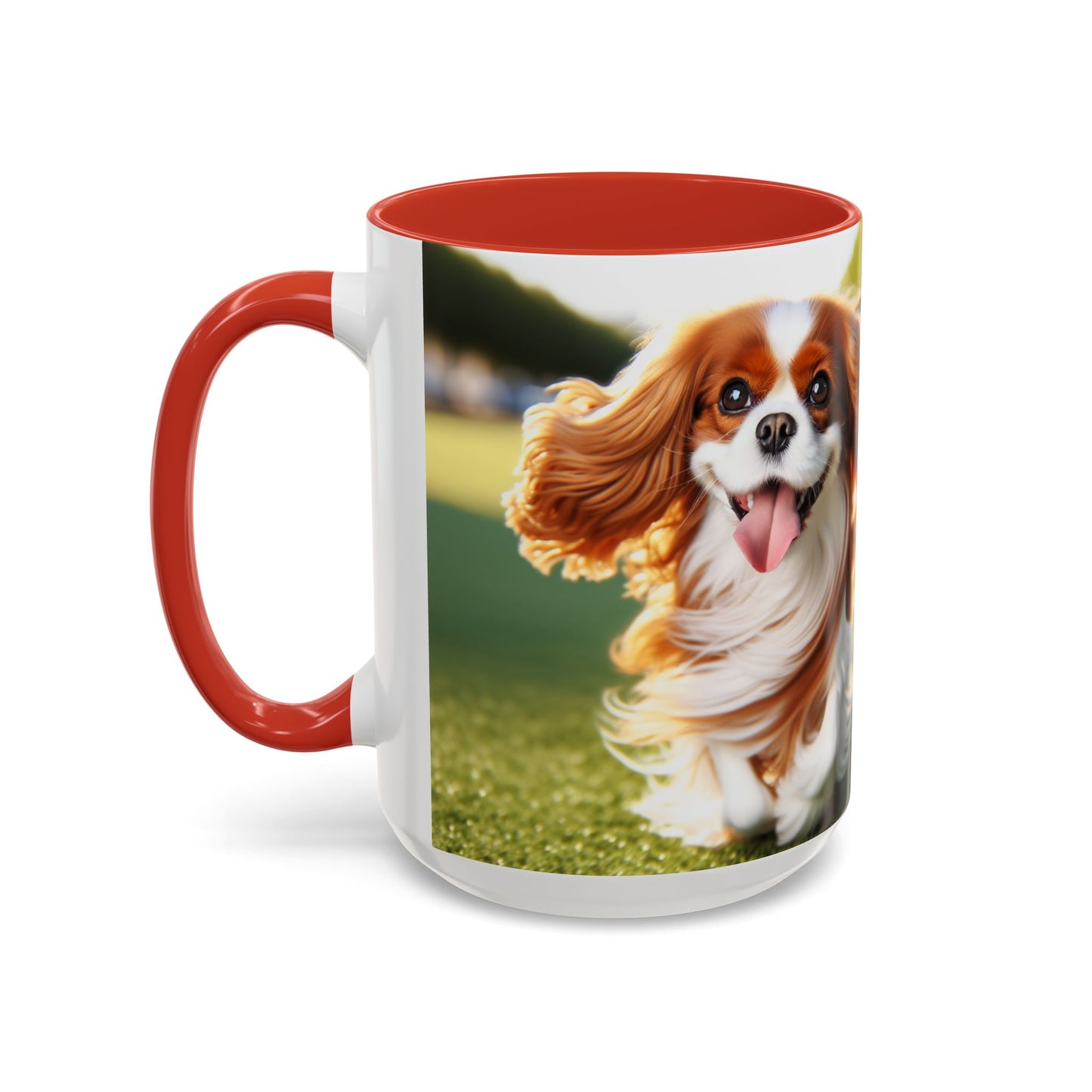 Cavalier King Charles Spaniel Accent Coffee Mug - Perfect Gift for Dog Lovers