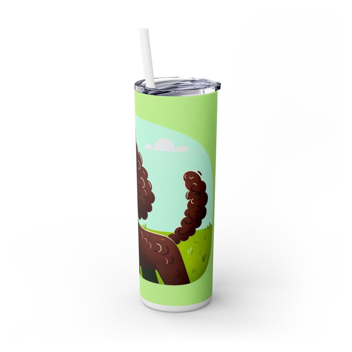 Irish Water Spaniel Tumbler with Straw, 20oz