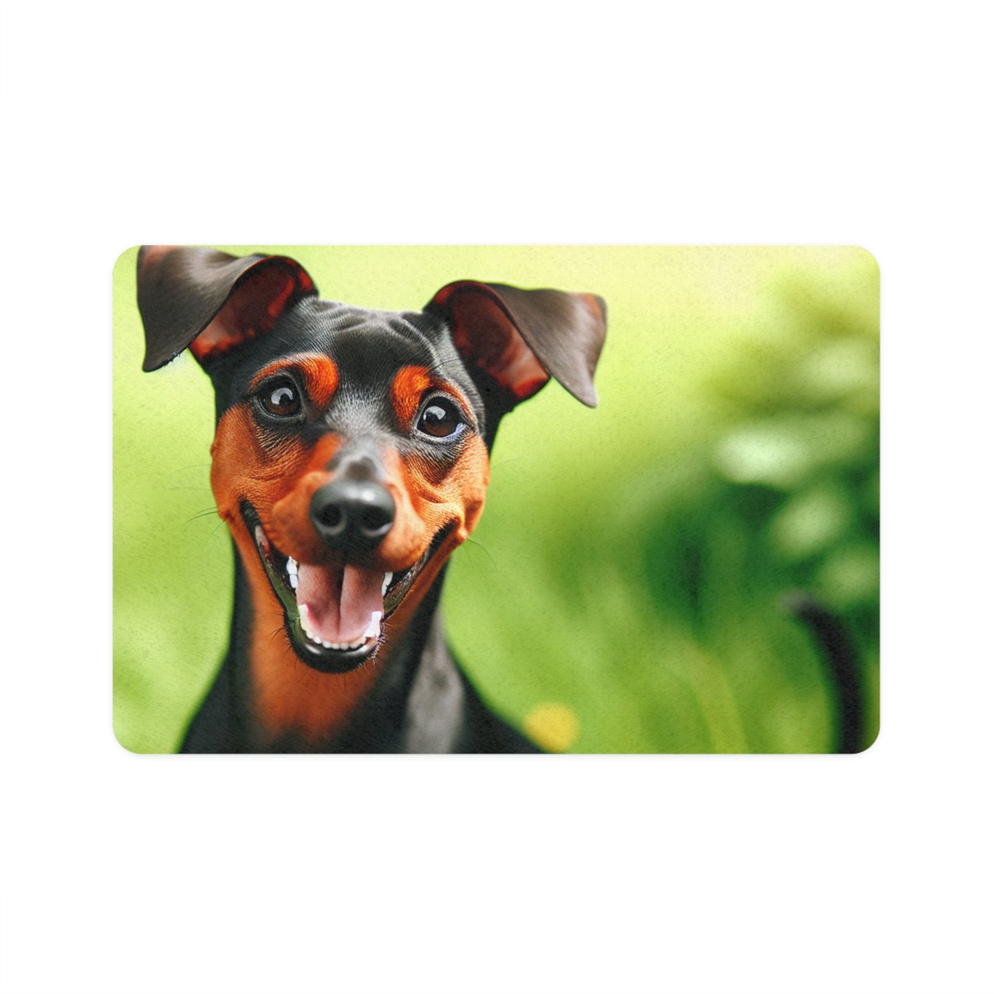 Pet Food Mat (12x18) - German Pinscher