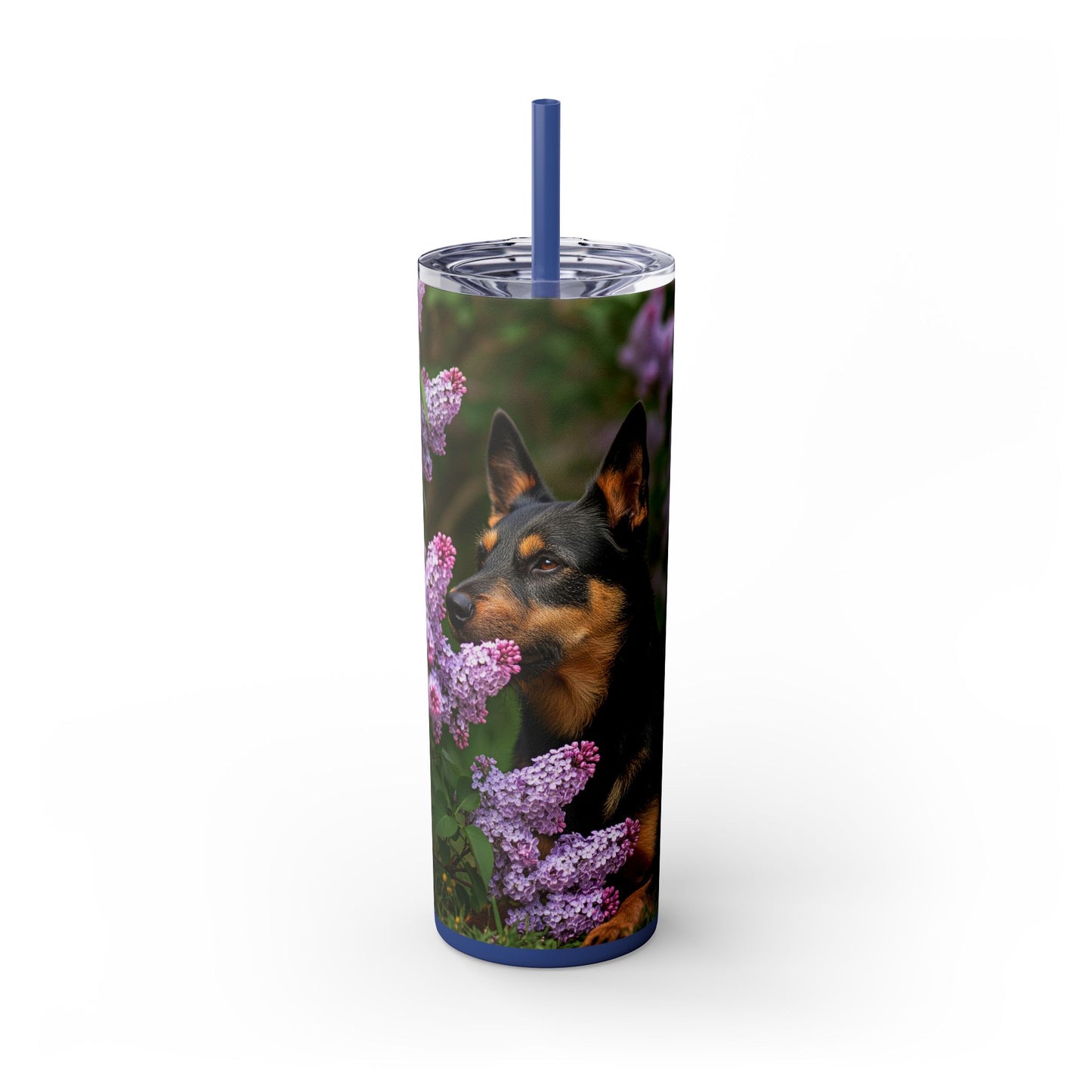 Mudi Skinny Tumbler with Straw, 20oz