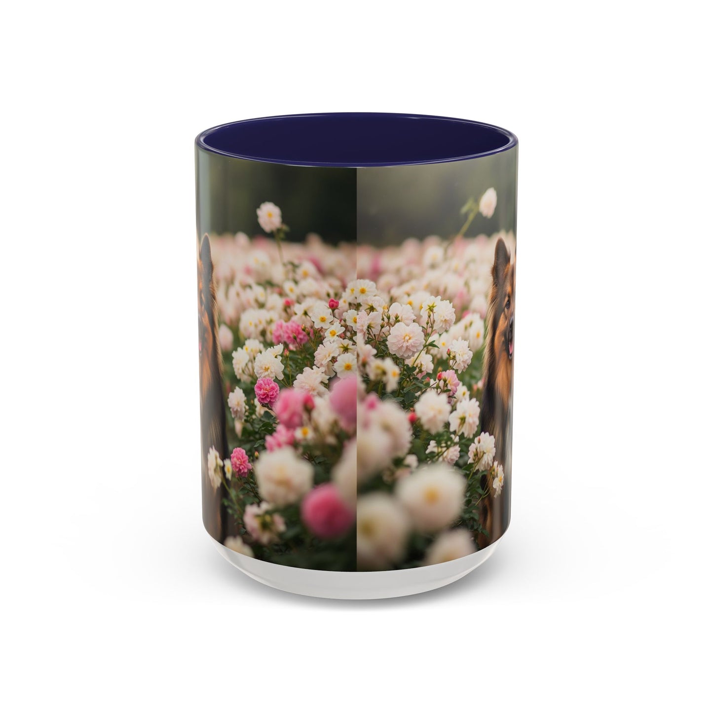 Bohemian Shepherd Accent Coffee Mug - Perfect Gift for Dog Lovers