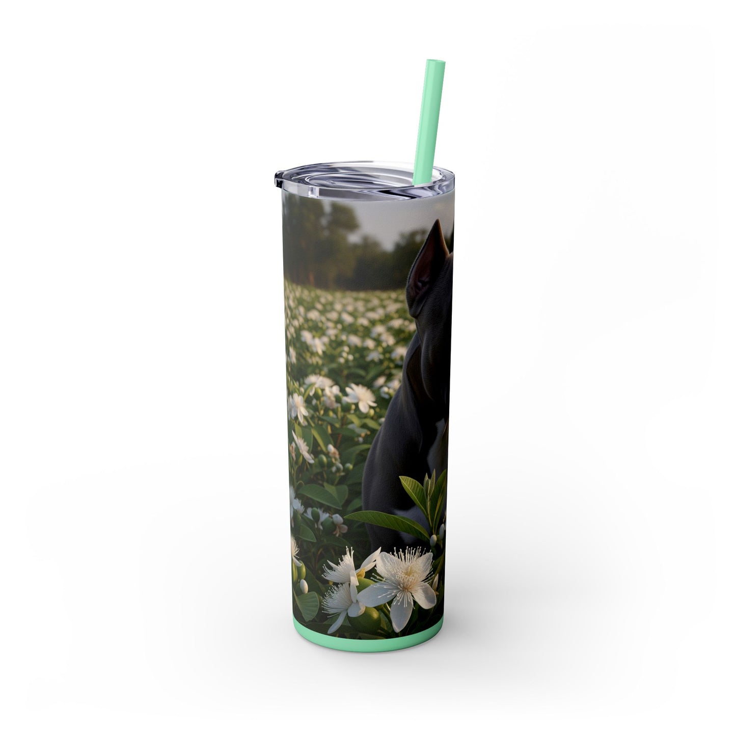 Bully Kutta Skinny Tumbler with Straw, 20oz