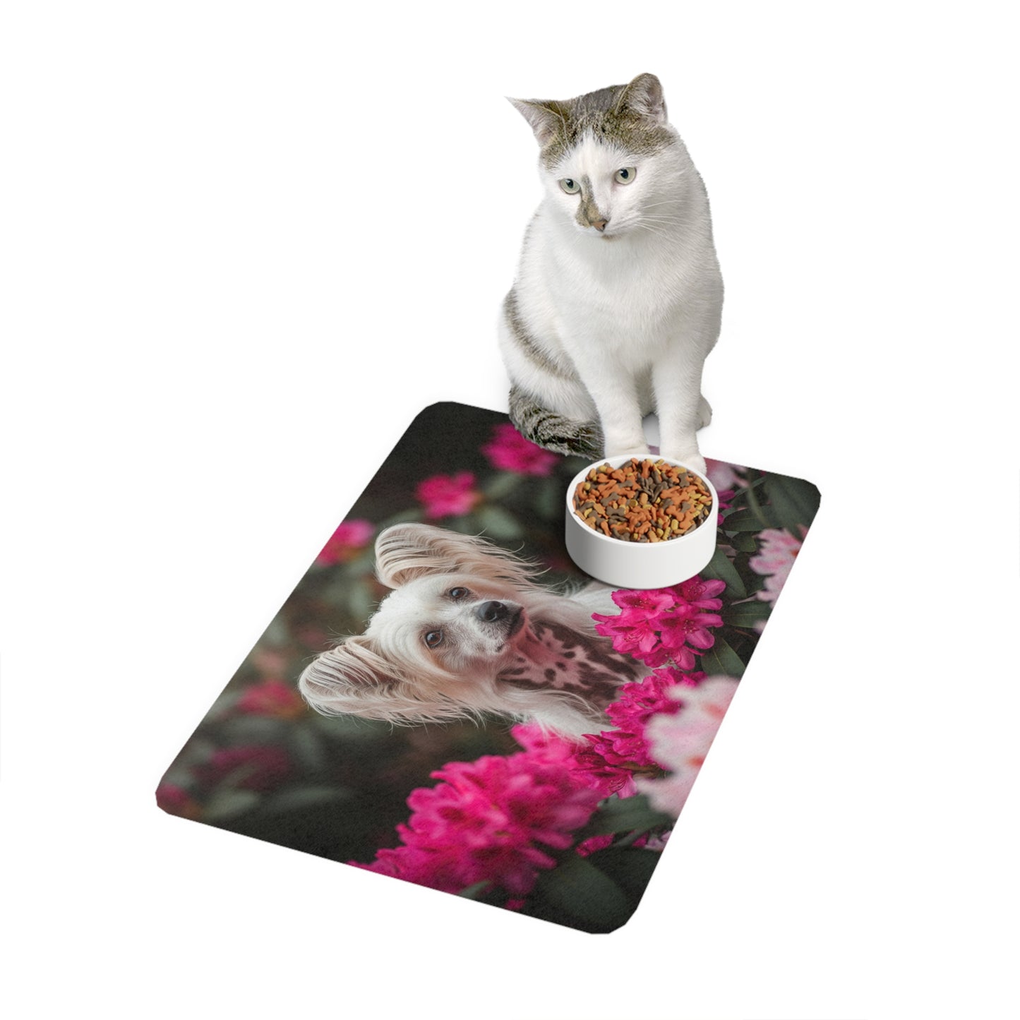 Pet Food Mat (12x18) - Chinese Crested
