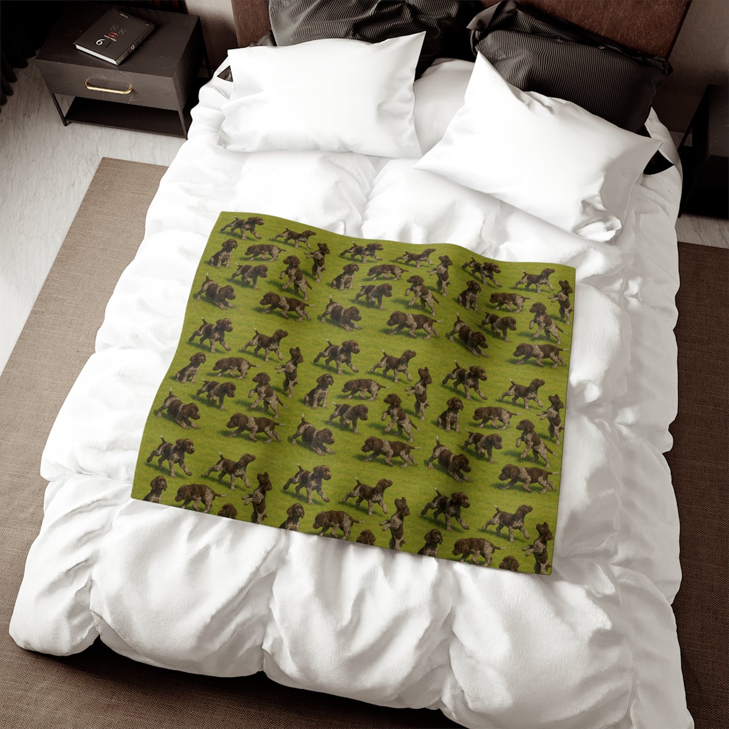 German Shorthaired Pointer puppies Sweatshirt Blanket
