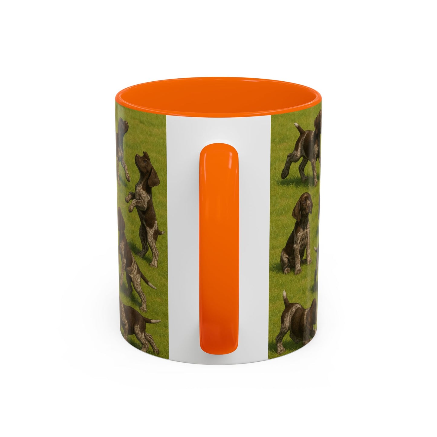German Shorthaired Pointer puppies Accent Coffee Mug - Perfect Gift for Dog Lovers