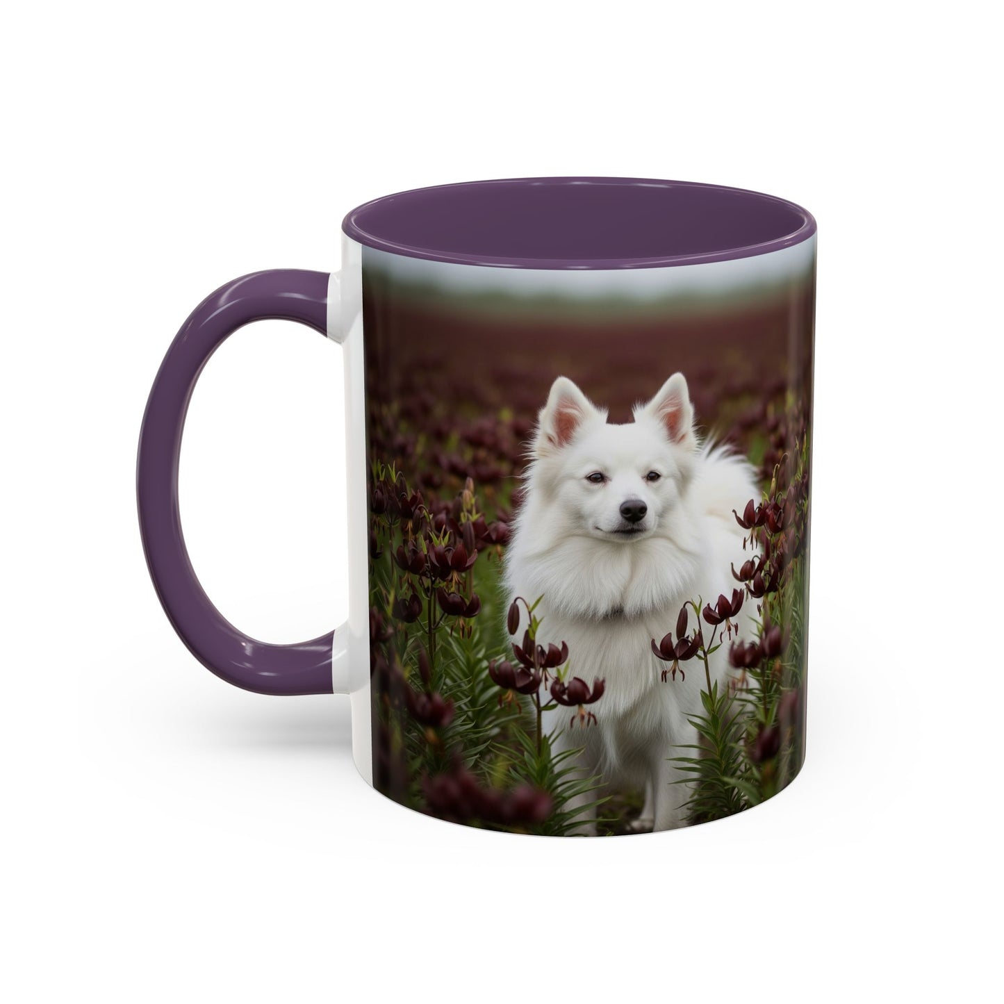 American Eskimo Dog Accent Coffee Mug - Perfect Gift for Dog Lovers