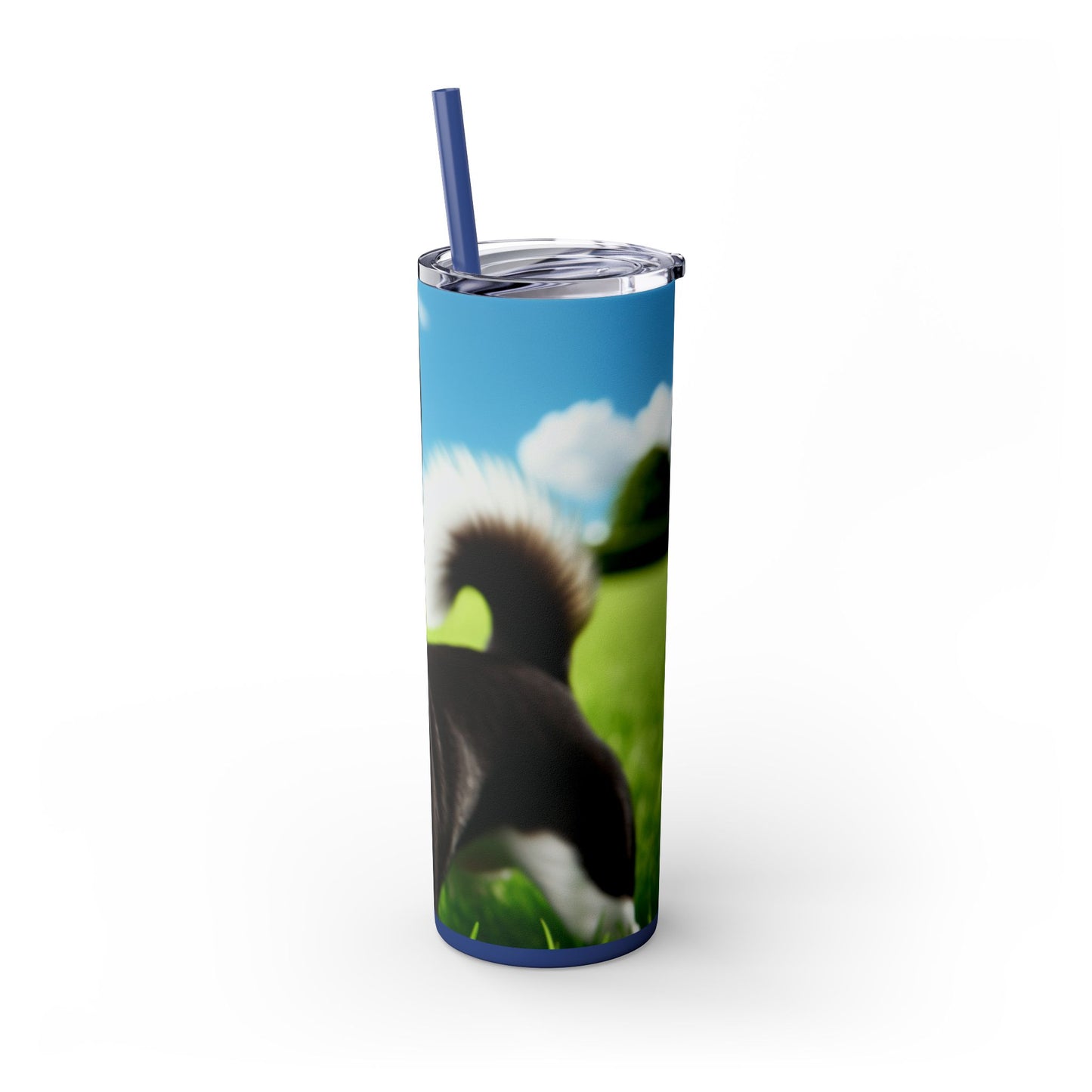 Japanese Terrier Tumbler with Straw, 20oz