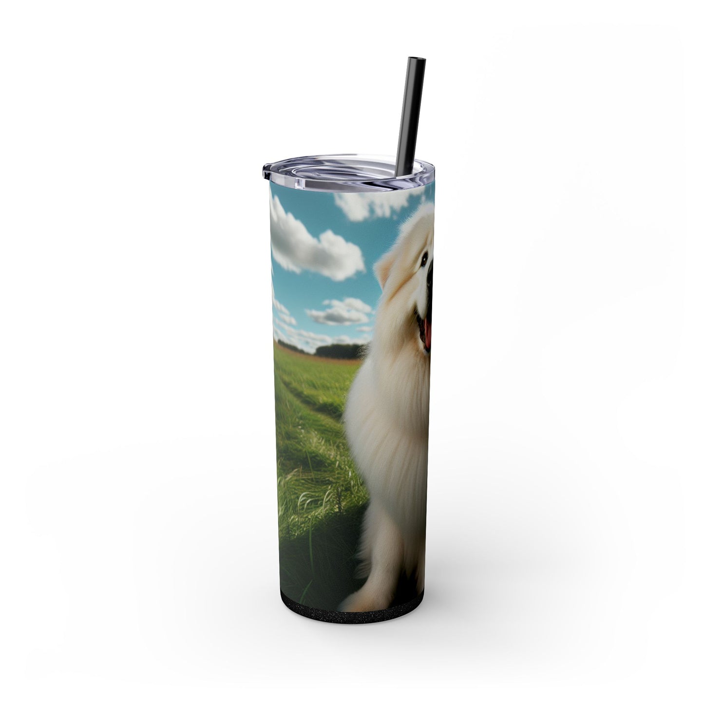 Maremma Sheepdog Tumbler with Straw, 20oz