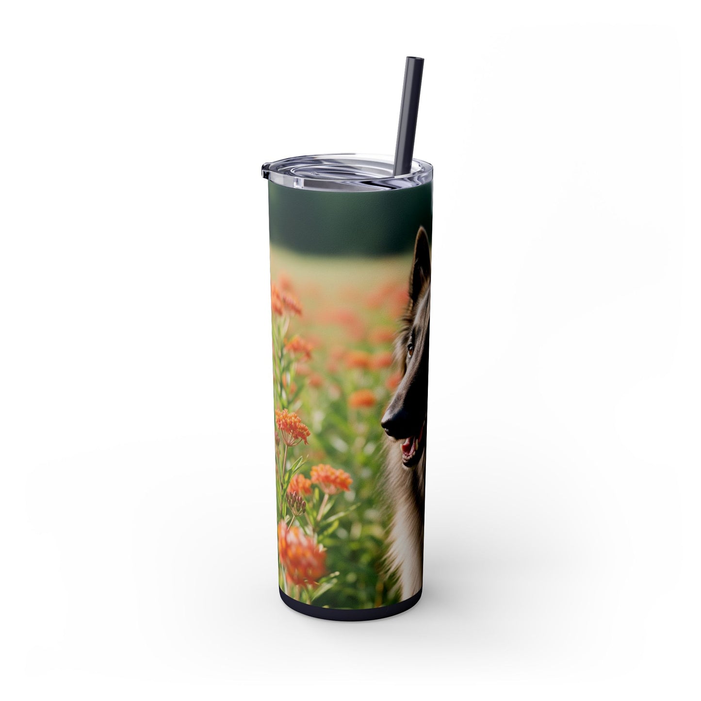 Belgian Tervuren Tumbler with Straw, 20oz