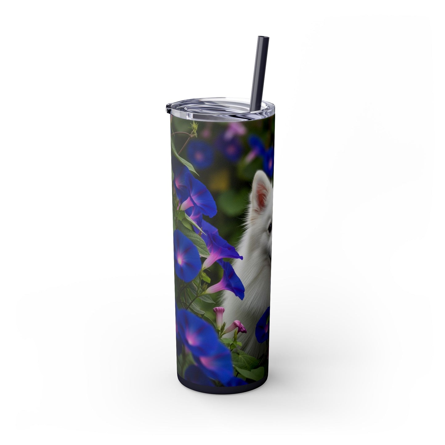 Japanese Spitz Tumbler with Straw, 20oz