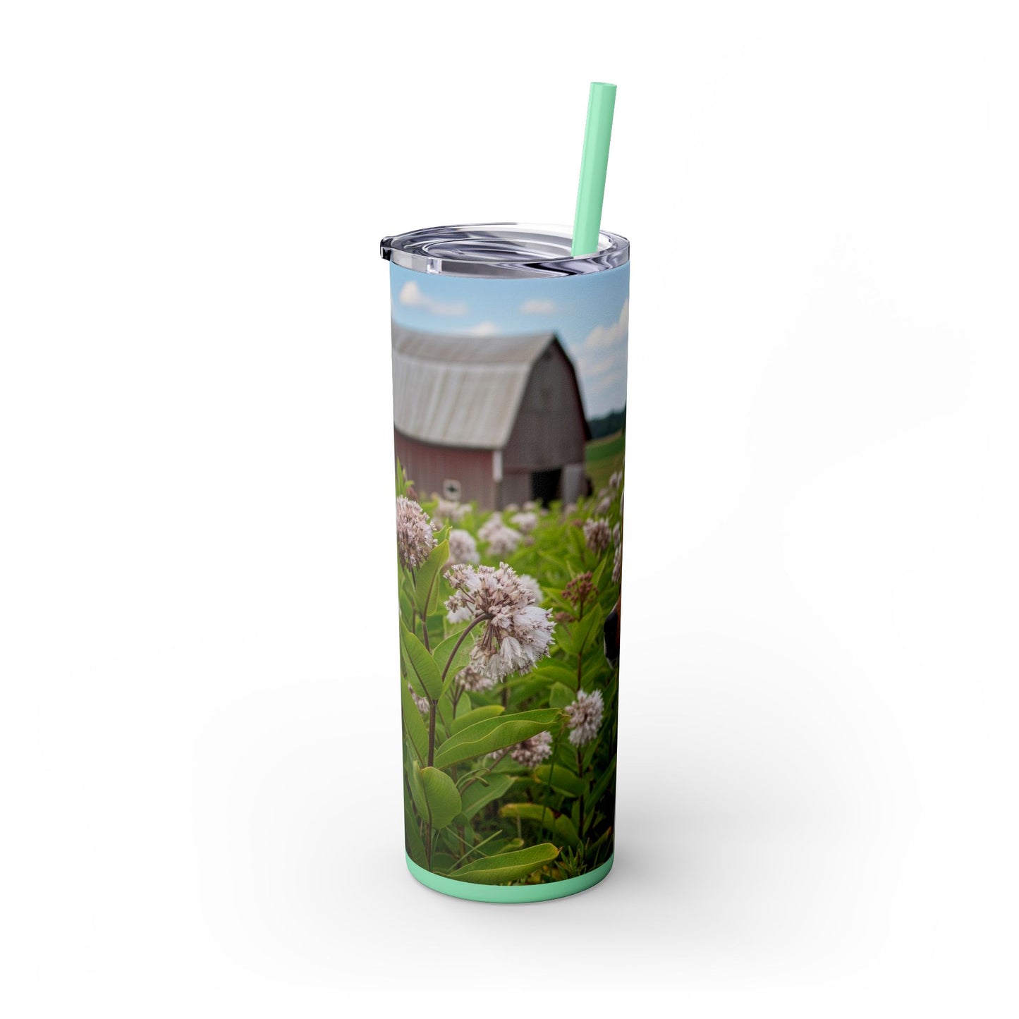 Rat Terrier Tumbler with Straw, 20oz