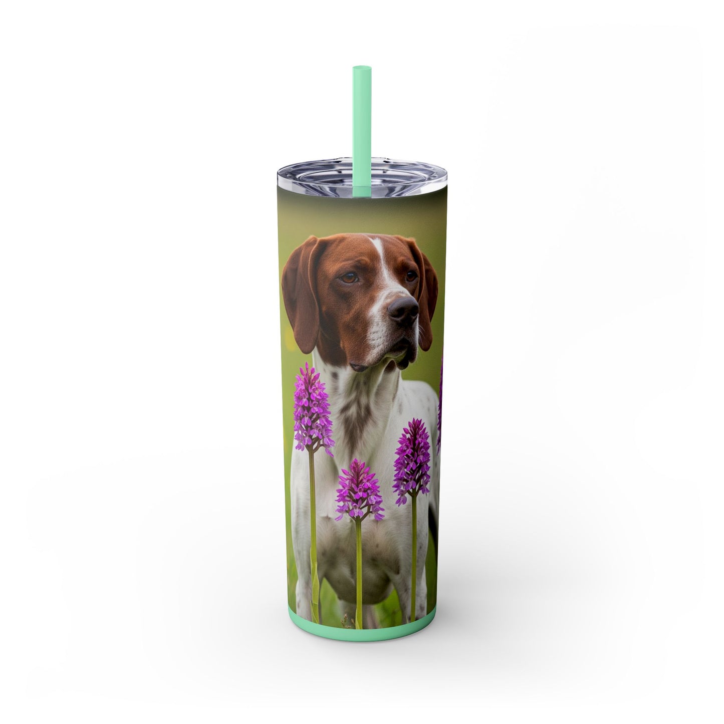 Pointer Skinny Tumbler with Straw, 20oz