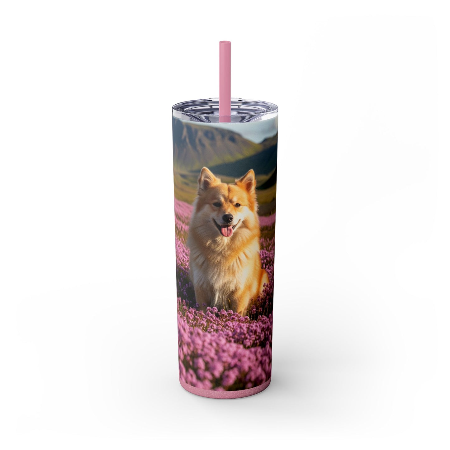 Icelandic Sheepdog Tumbler with Straw, 20oz