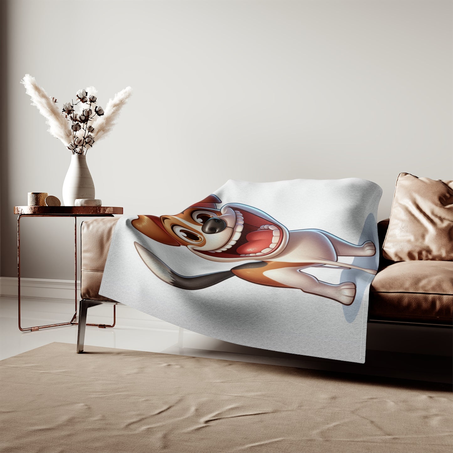 Teddy Roosevelt Terrier Sweatshirt Blanket