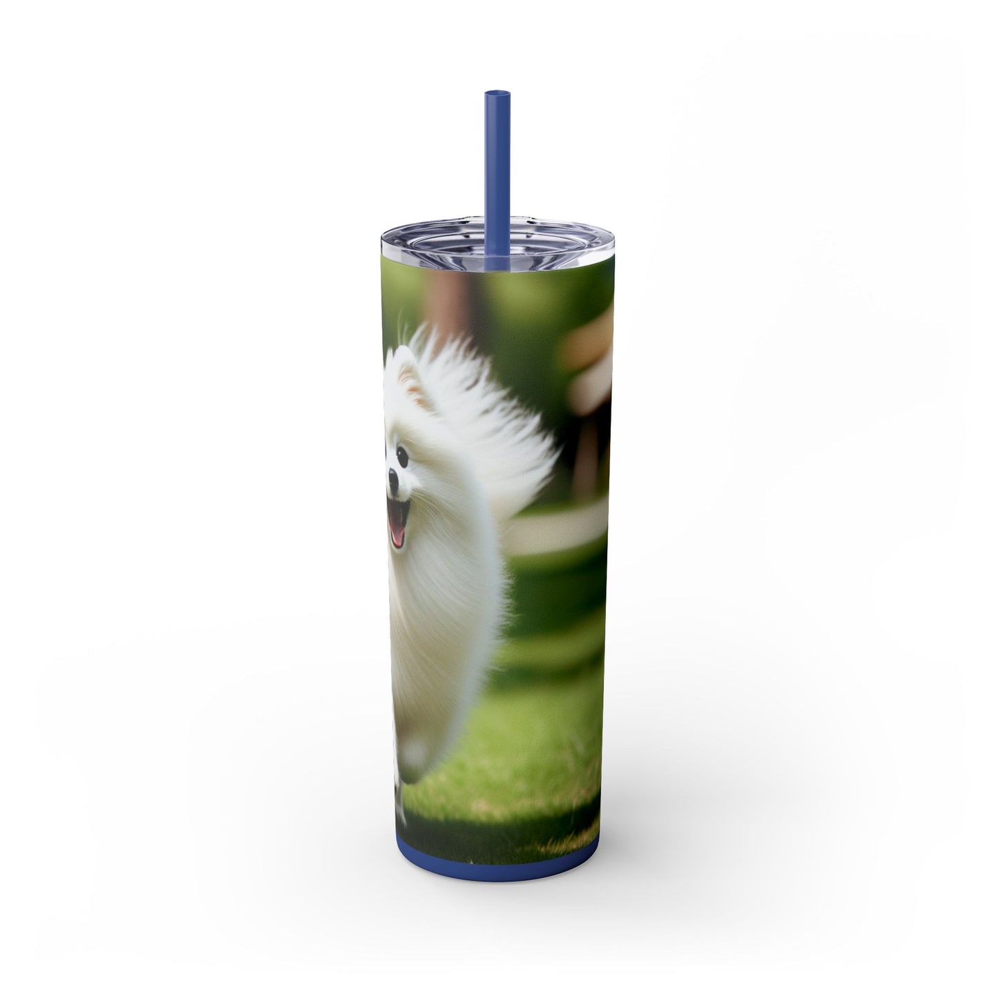 Japanese Spitz Tumbler with Straw, 20oz