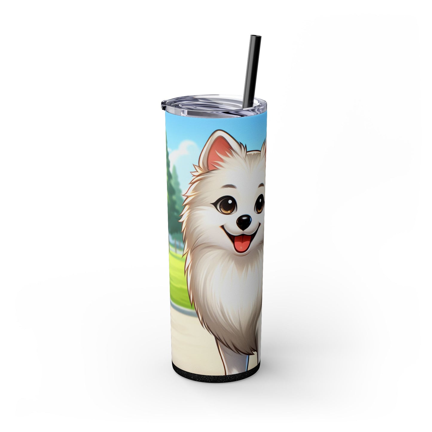 Indian Spitz Tumbler with Straw, 20oz