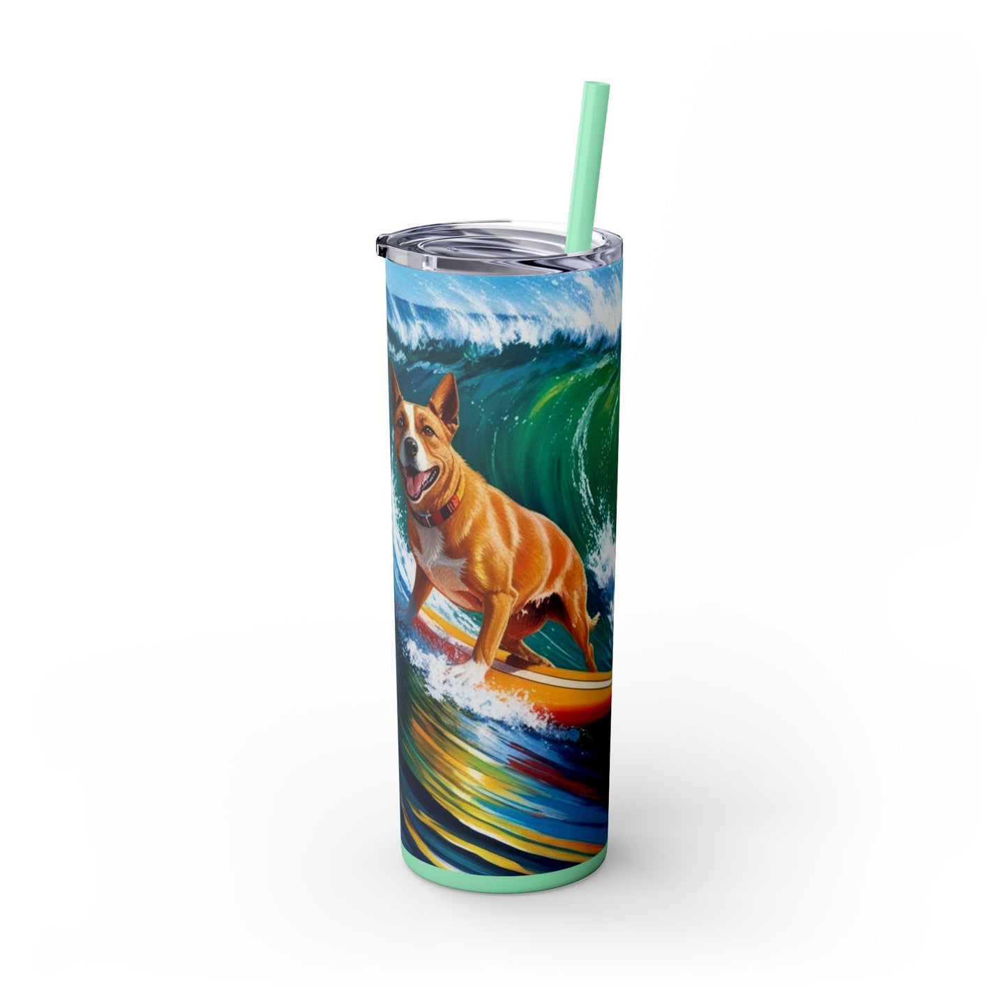Surf Dogs Tumbler with Straw, 20oz