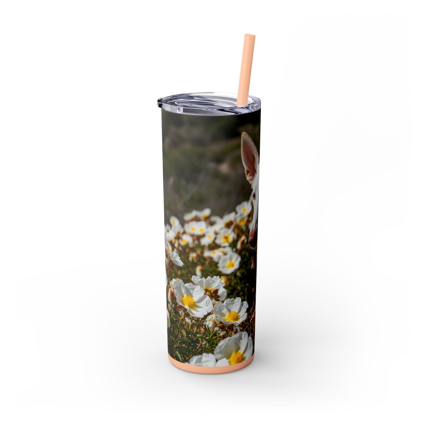 Ibizan Hound Tumbler with Straw, 20oz