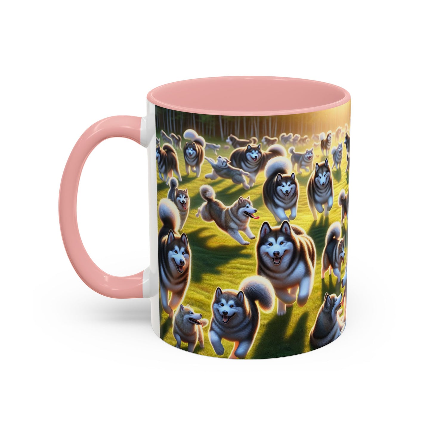 Alaskan Malamute Accent Coffee Mug - Perfect Gift for Dog Lovers