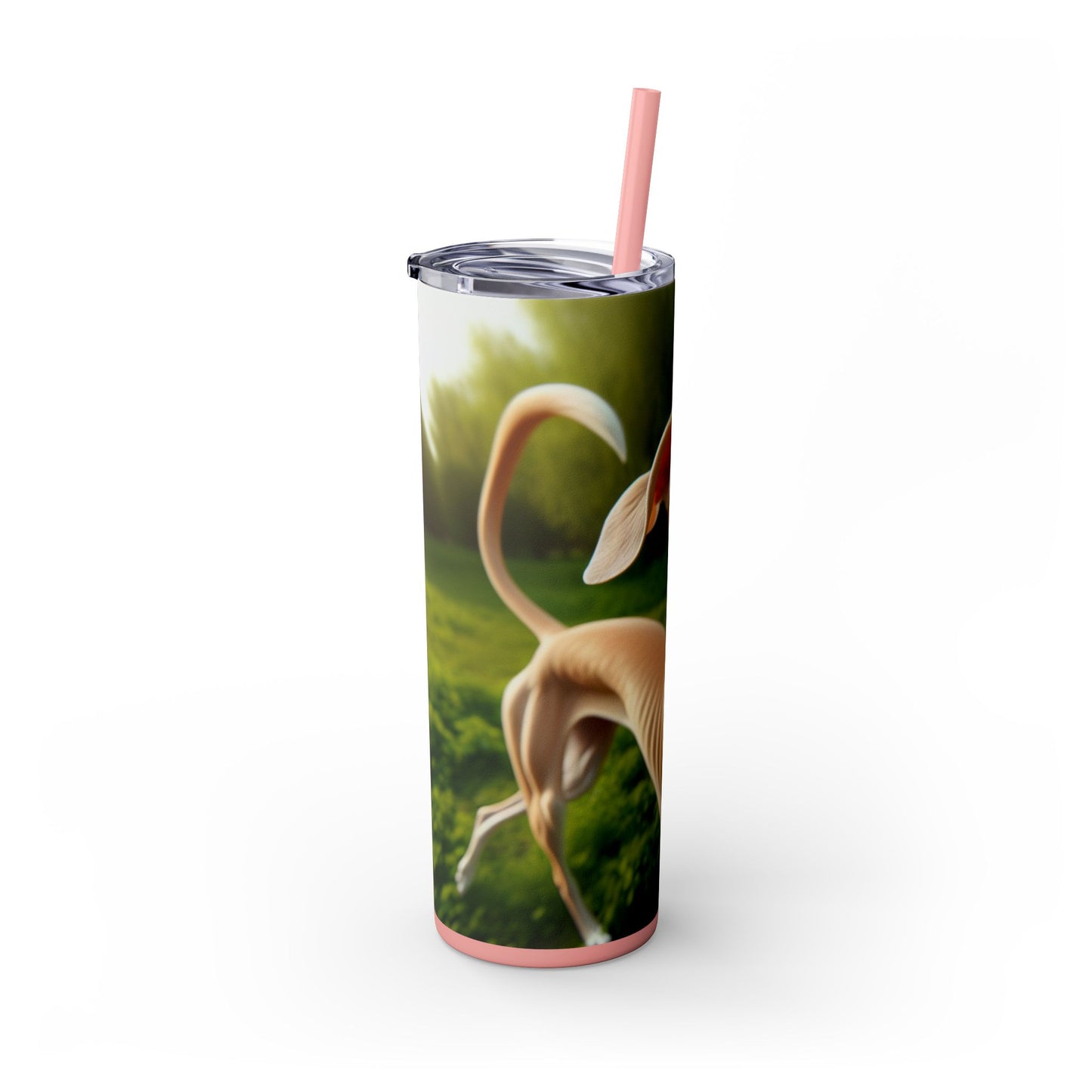 Sloughi Skinny Tumbler with Straw, 20oz