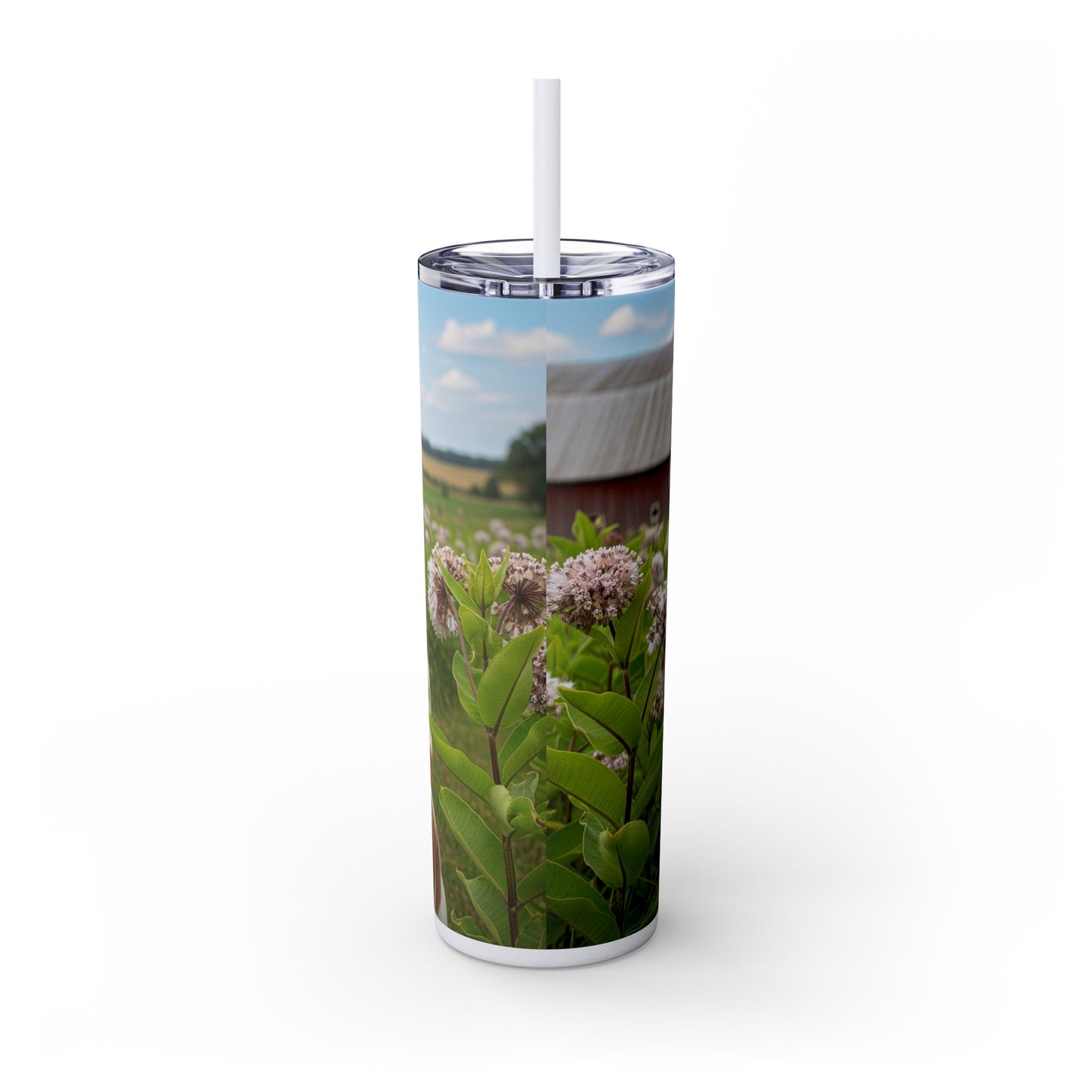 Rat Terrier Tumbler with Straw, 20oz