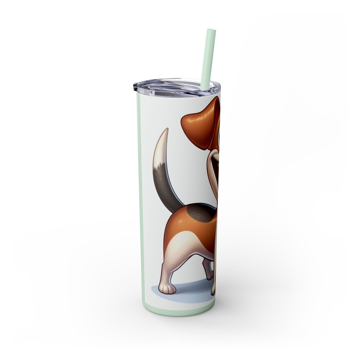 Teddy Roosevelt Terrier Tumbler with Straw, 20oz